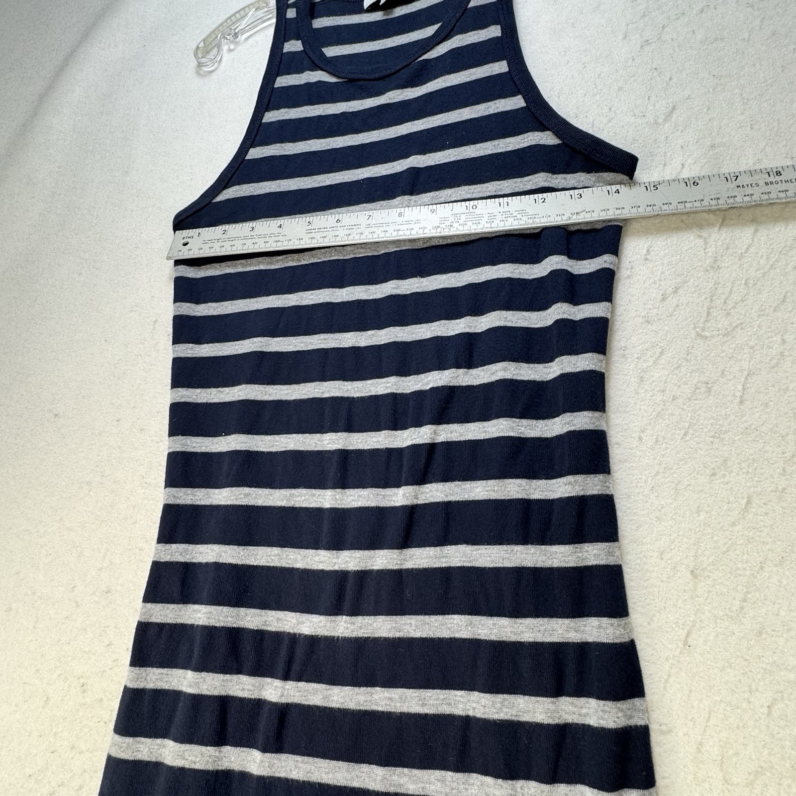 Michael Stars Ruby Striped Midi Dress Sz Small Bodycon Beach Nautical Coastal