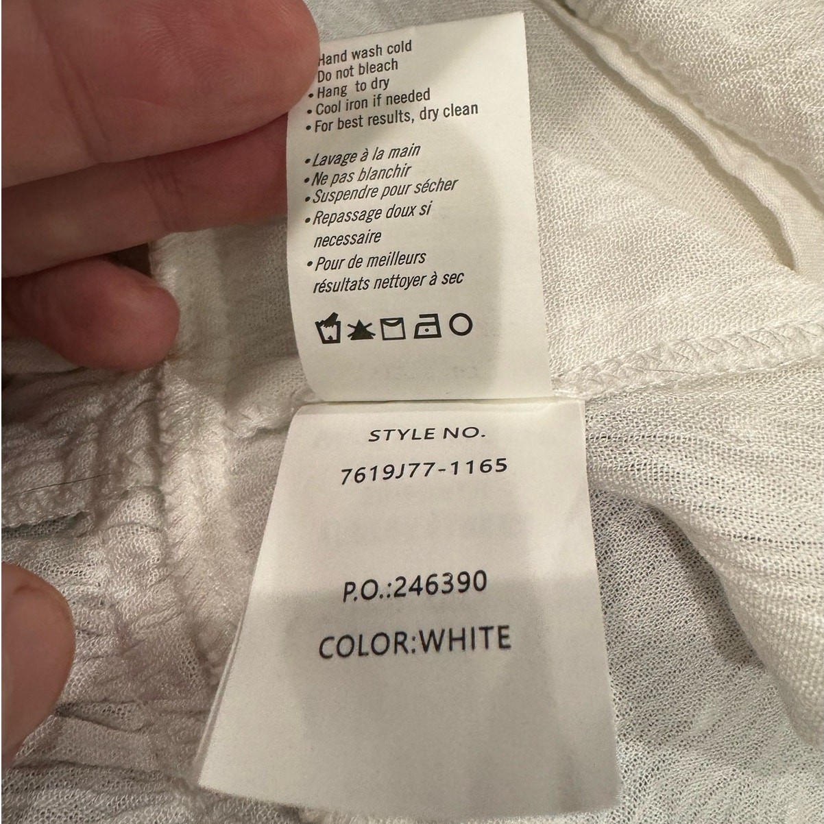 PAIGE NWT $249 Inesa White Swiss Dot Midi Dress SASH MISSING Size XS