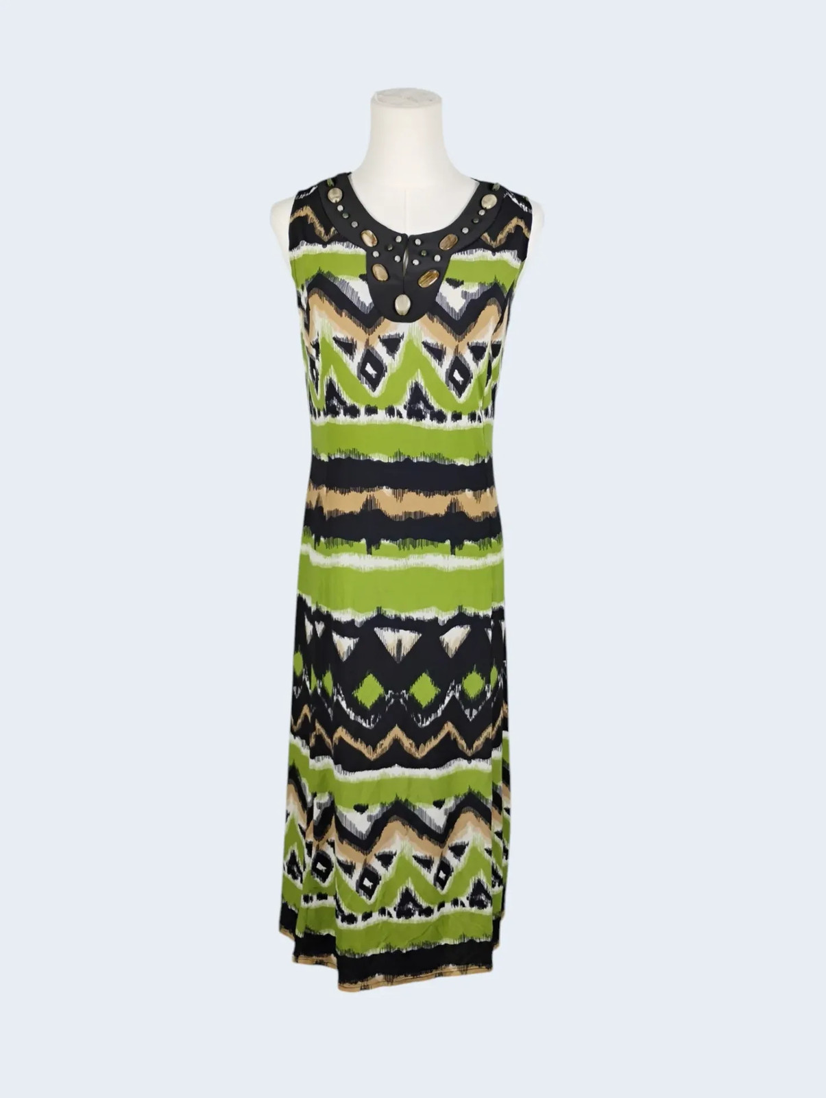 Perceptions New York Women’s Size 10 Studded Geometric Midi Dress