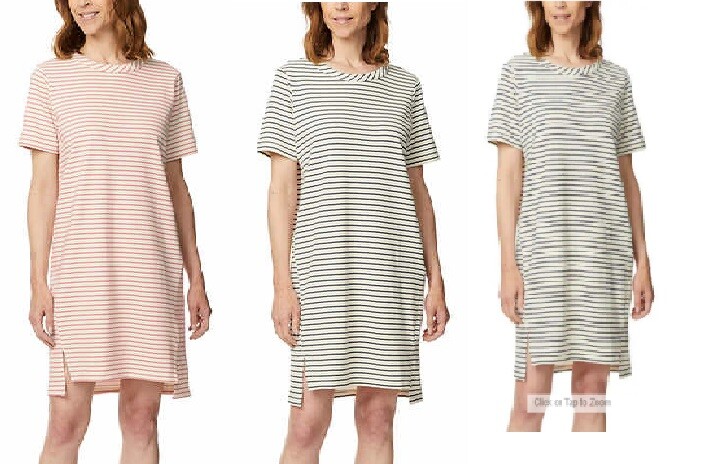 Buffalo David Bitton Ladies’ Cotton Everyday Striped Short Sleeve Dress