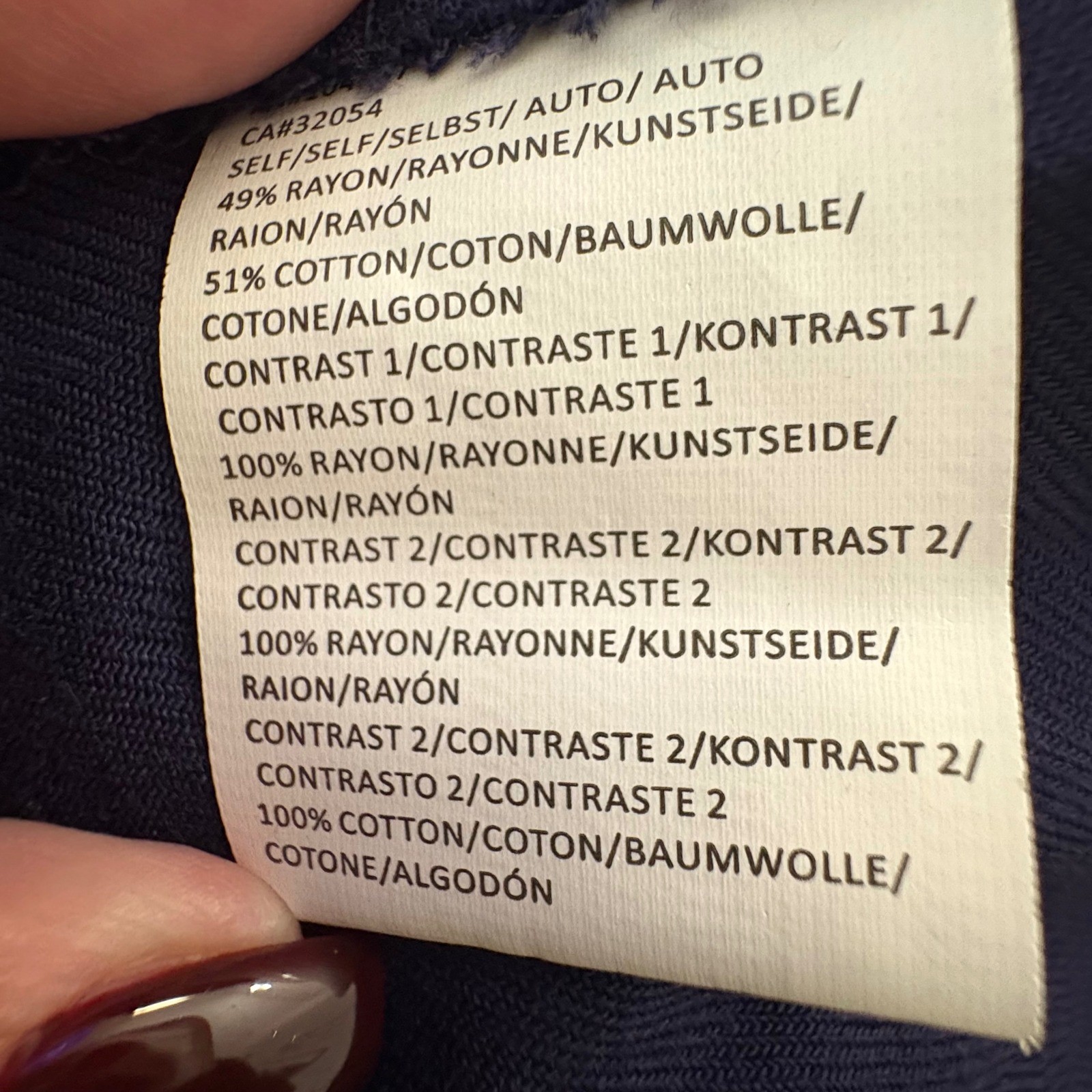 TINY Dress Women Anthropologie Navy Blue Embroidered Boho Shift Short Sleeve L