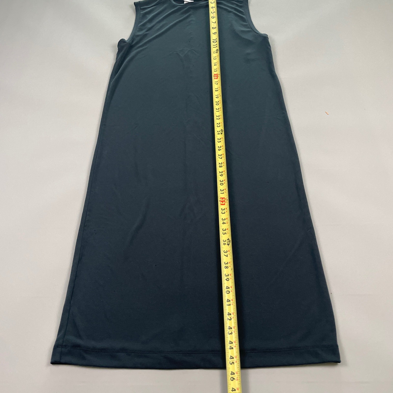 Lole Womens Sleeveless Modal Blend Midi Dress Charcoal Gray Athleisure Casual M