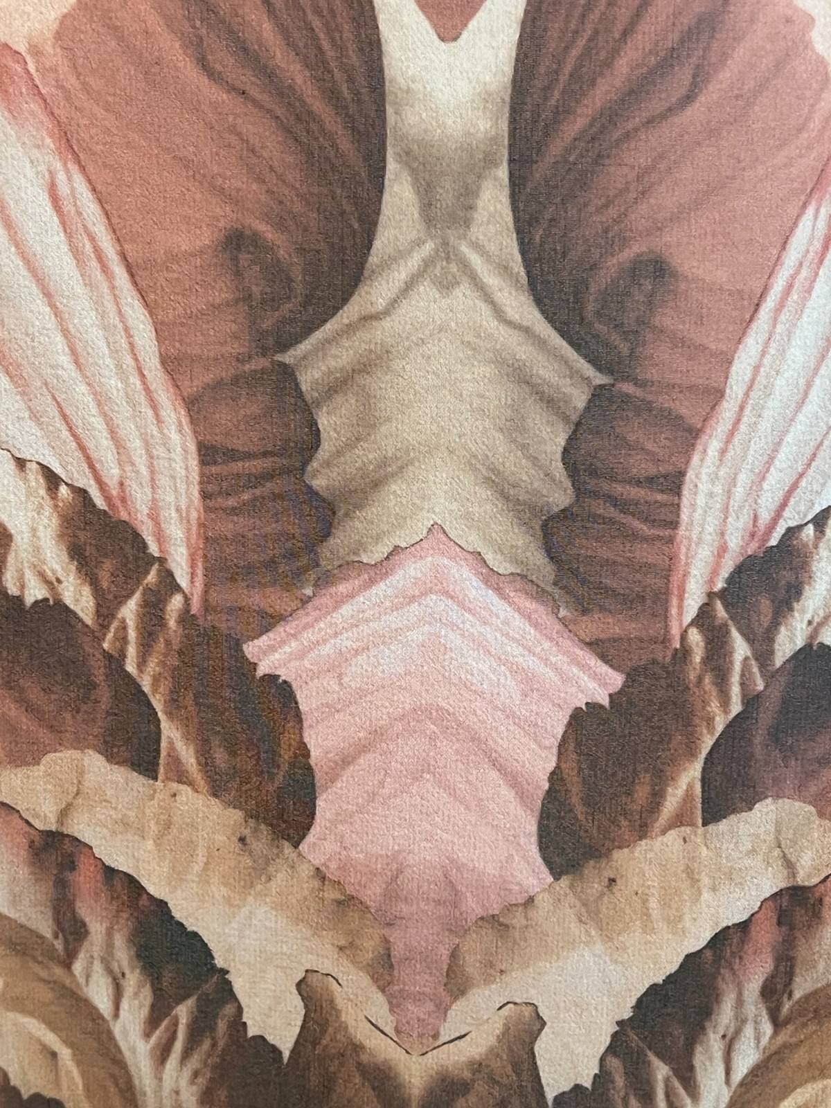 Alexander McQueen Vintage Silk Georgette Pink Cape Shawl NOS w/Tags!