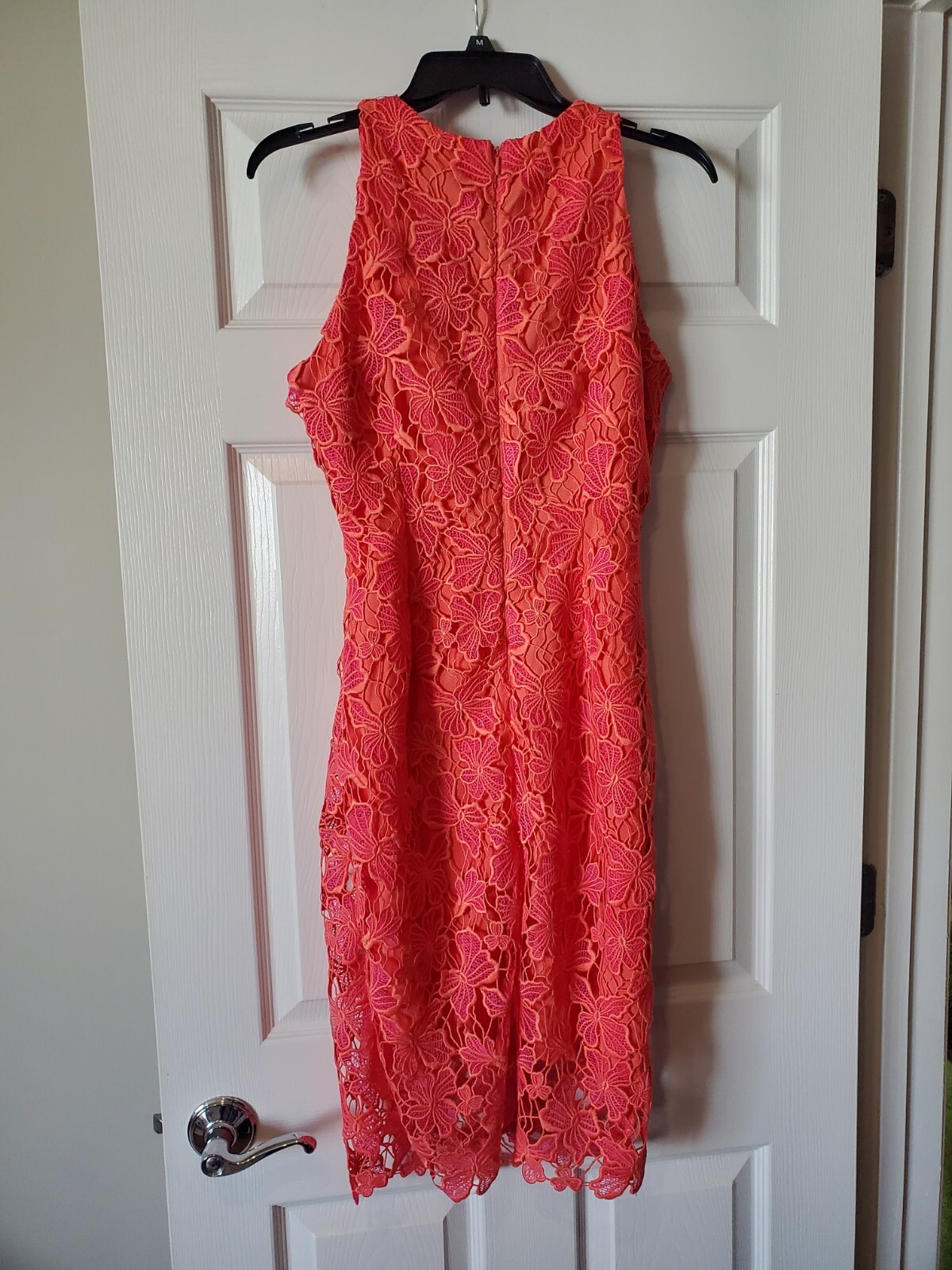 Alexia Admor dress Pink And Peach Sleeveless lace midi size 6