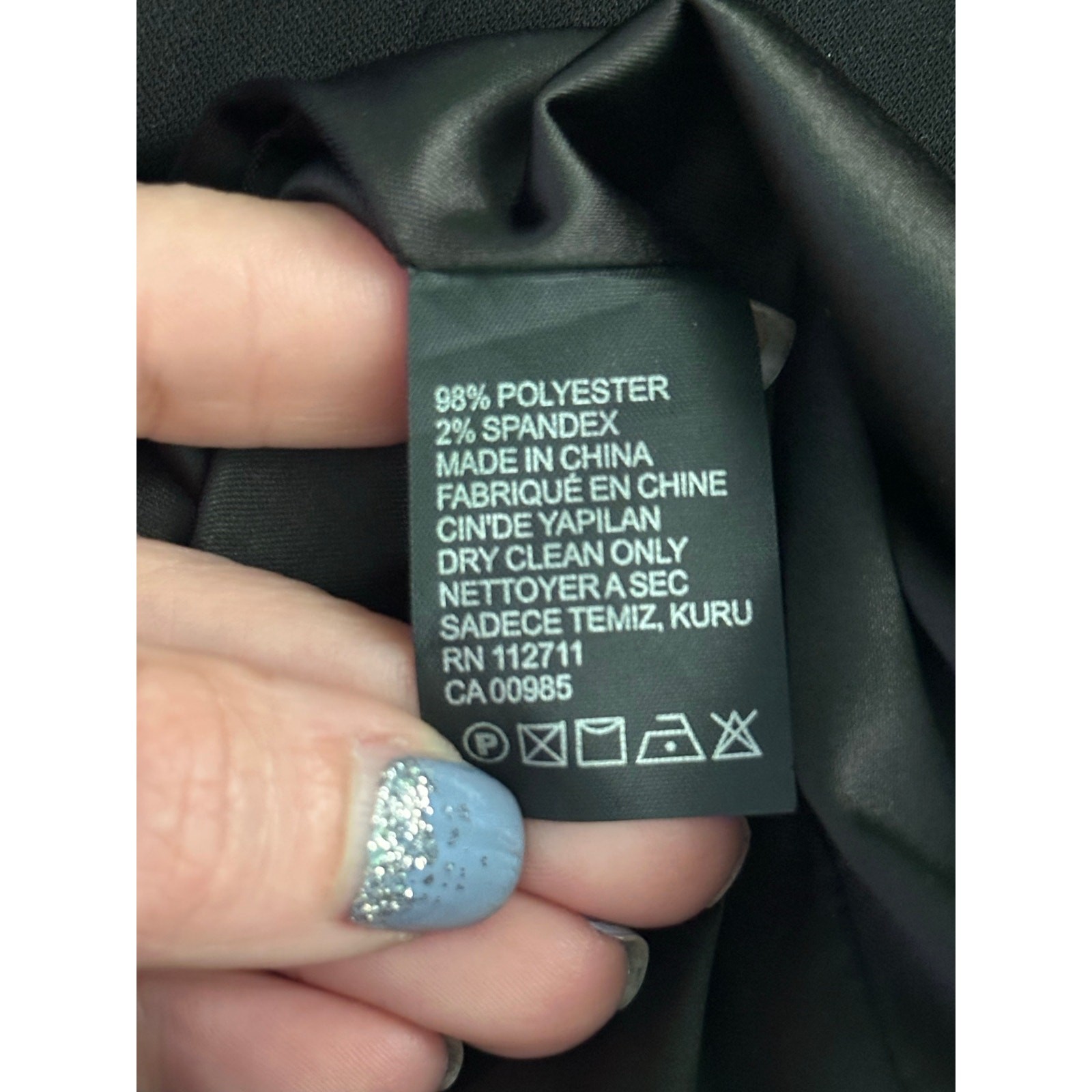Jay Godfrey black sheath cocktail dress size 2