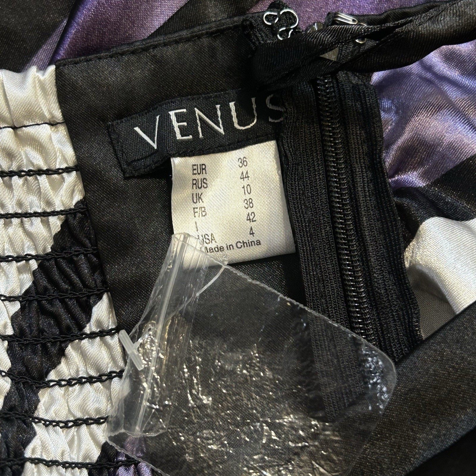 Fairycore Whimsigoth Babydoll Style Dress Purple Black 31-35 Inch Bust Y2K Style