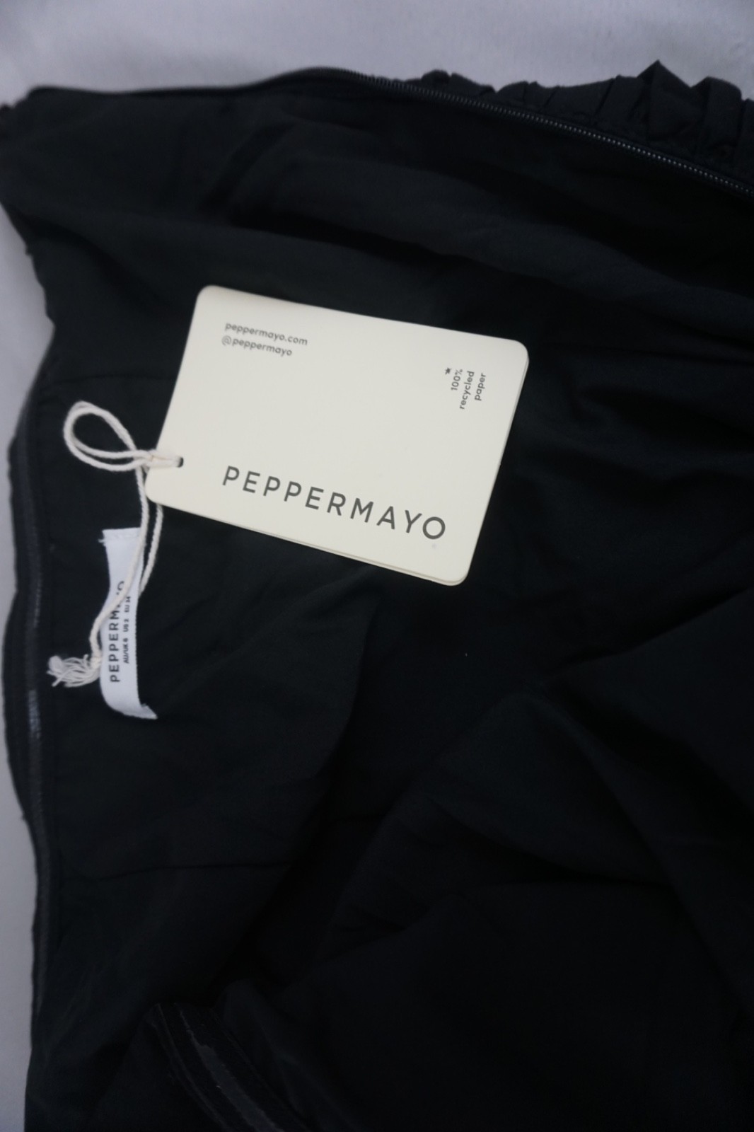 Peppermayo Exclusive – Alone With You Mini Dress – Black – Size US 2 – NWT