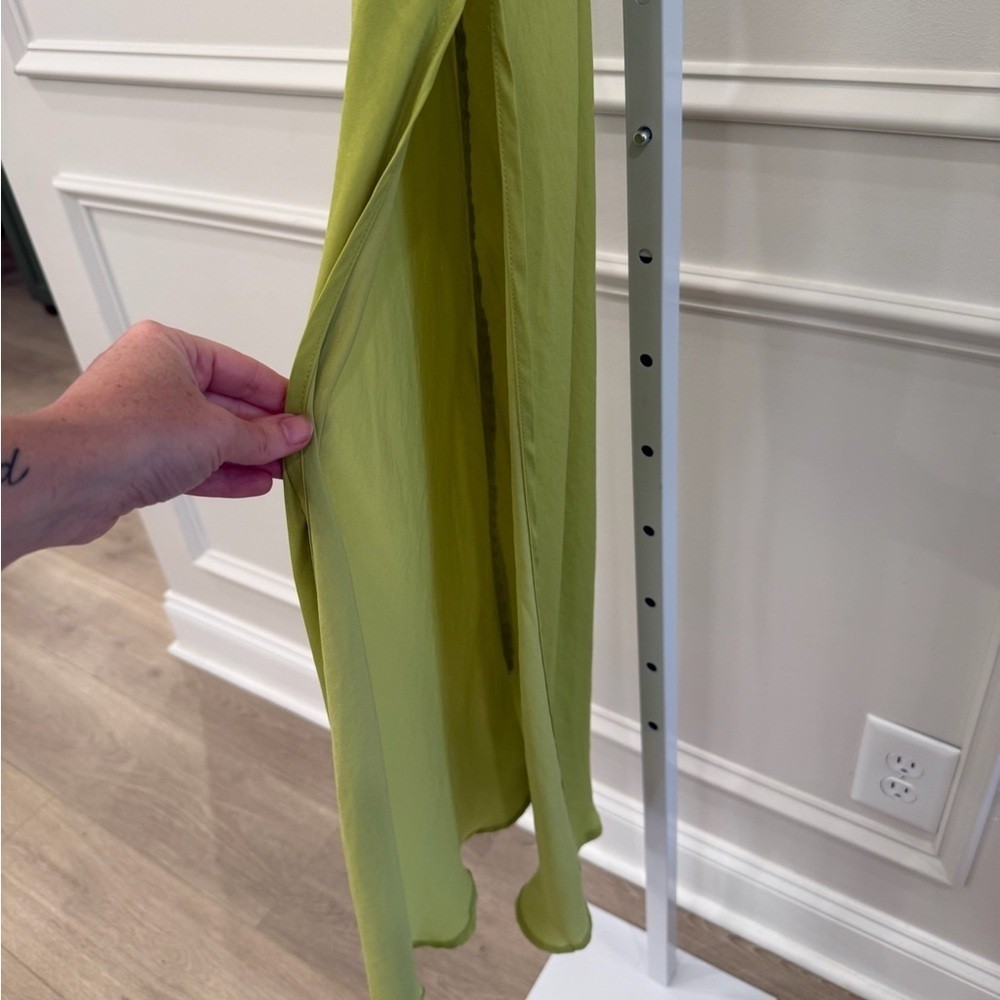 Free People Strapless Satin Dress