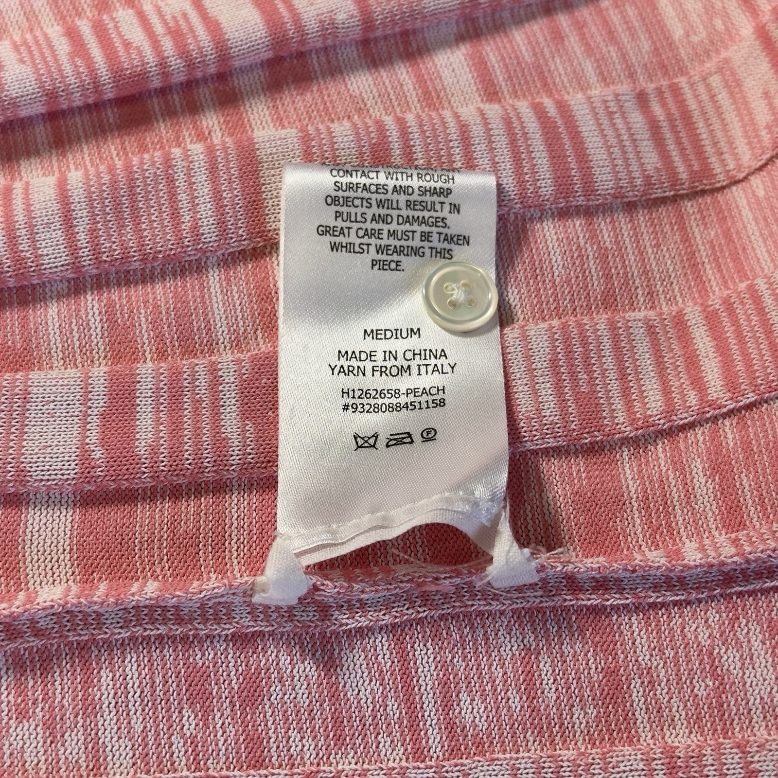 Scanlan Theodore Pleated Rib Placket Dress Pink Pastel VGC RRP$900 Size M
