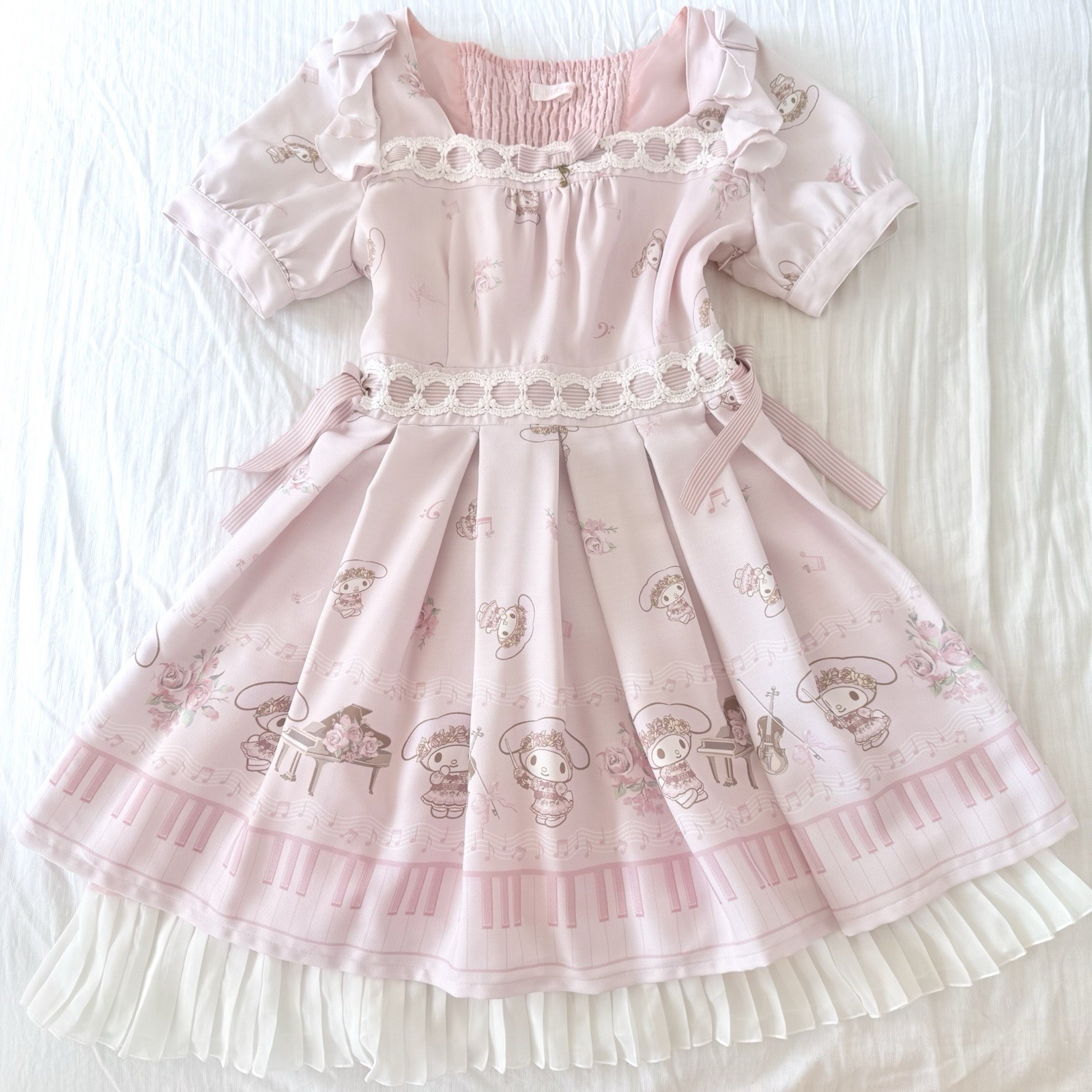 Liz Lisa Sanrio My Melody Piano Dress Pink Ryousangata Himekaji Jiraikei Kawaii