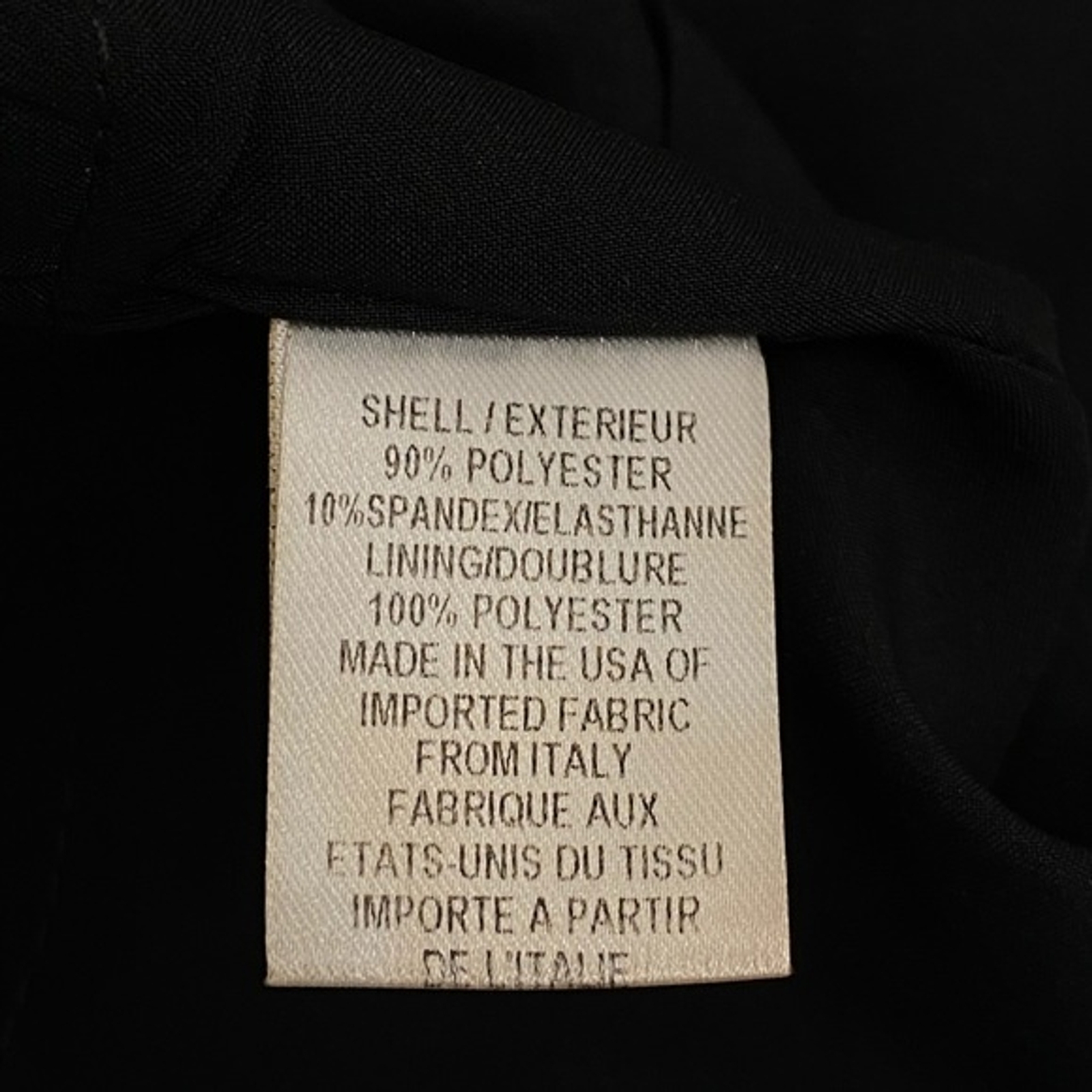 Milly Ruffle Spaghetti Strap Black Dress Stretch Cocktail Party Formal Size 0