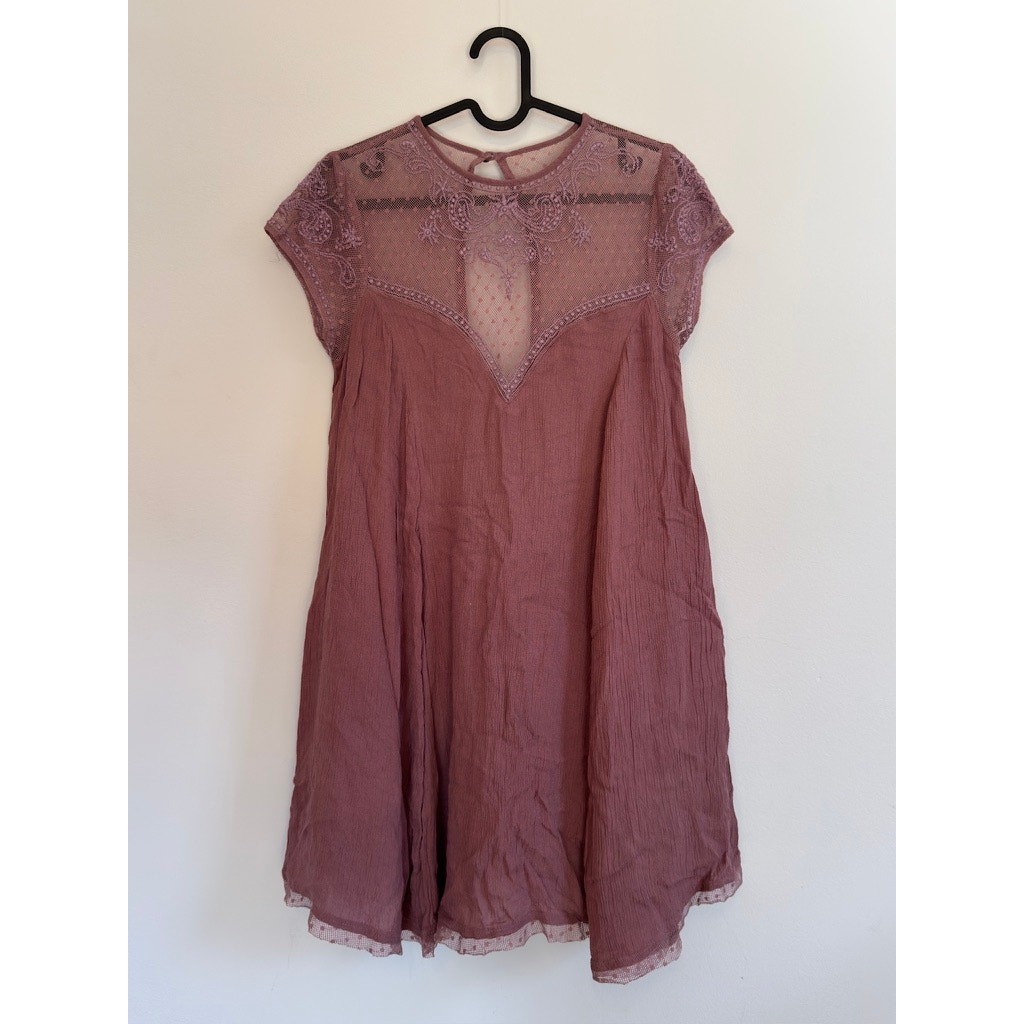 Urban Outfitters Kimchi Blue Women’s Dress Size XS/S | Lily Embellished Trapeze
