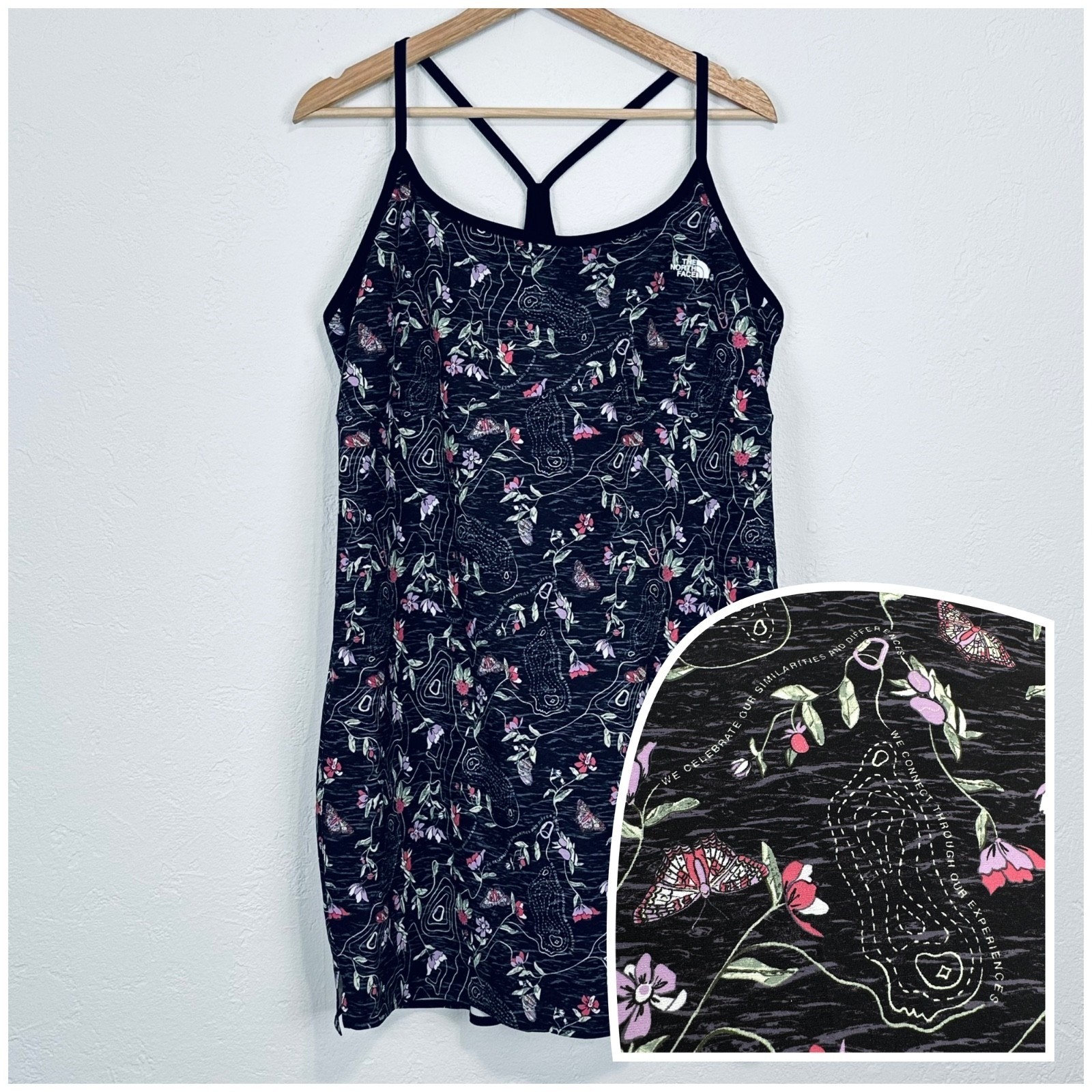 The North Face Womens Arque Hike Dress Sz XL Outdoor Stretch Hiking