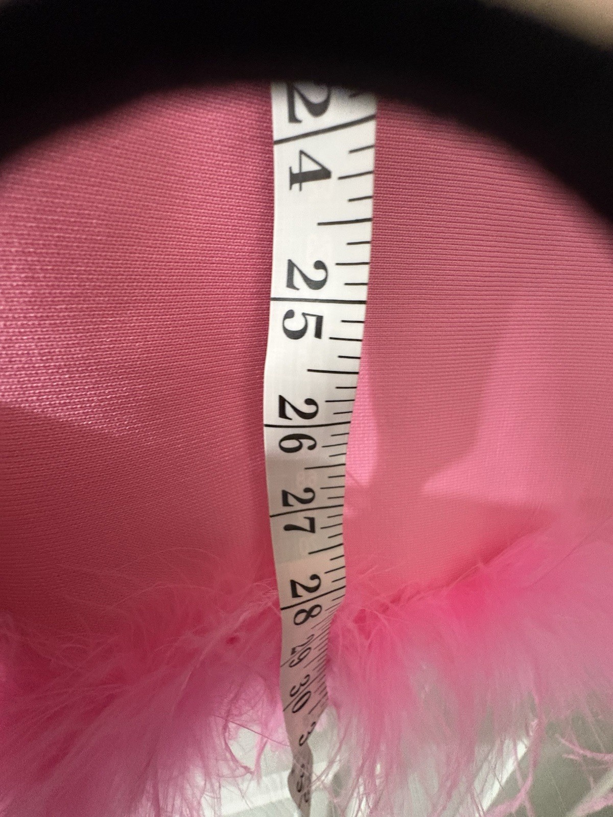 Fashion Nova Pink Solid V-Neck Bodycon Mini Dress Feather Hem Strappy S