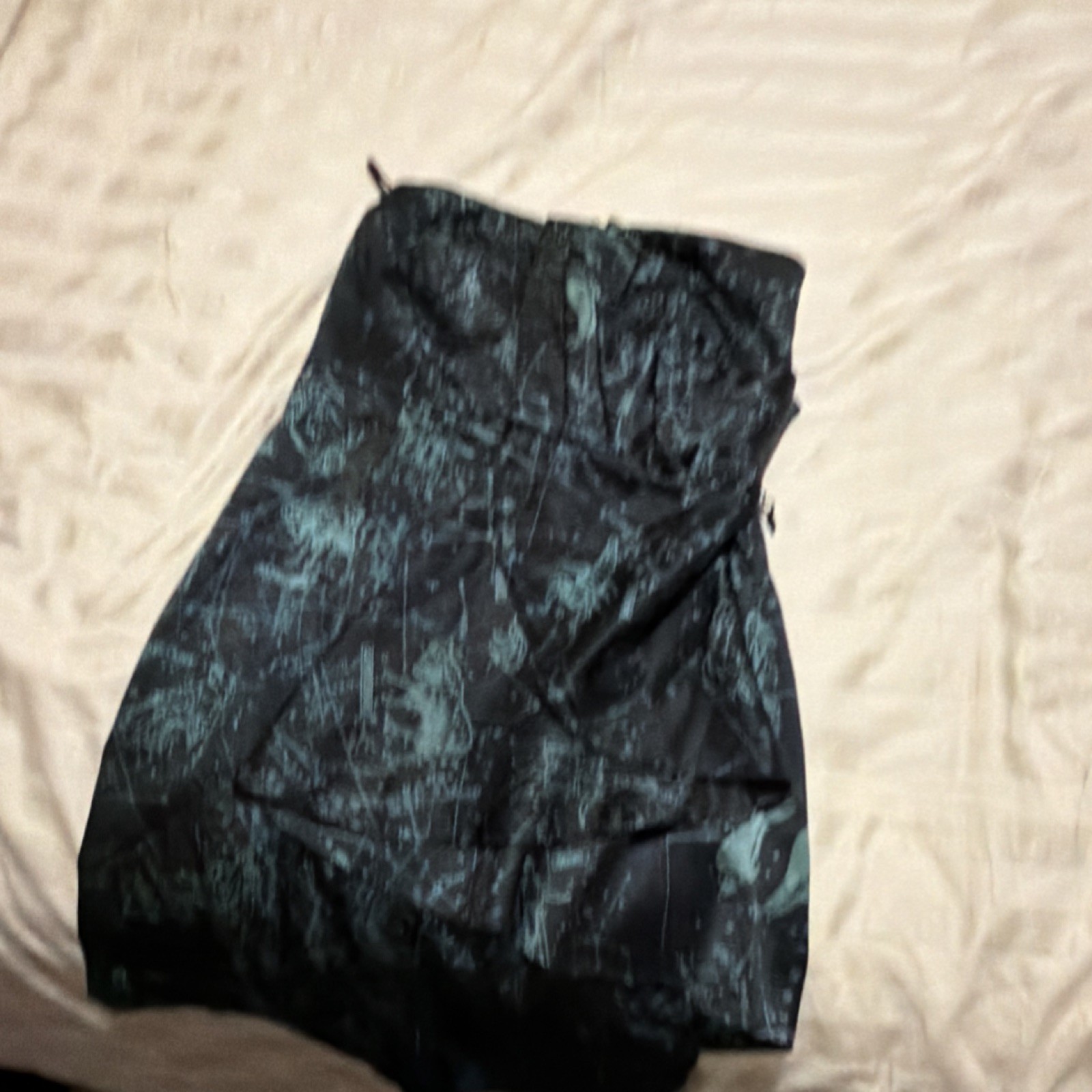Affliction Black Premium Mini Dress Constellation Strapless Black Green Size 2