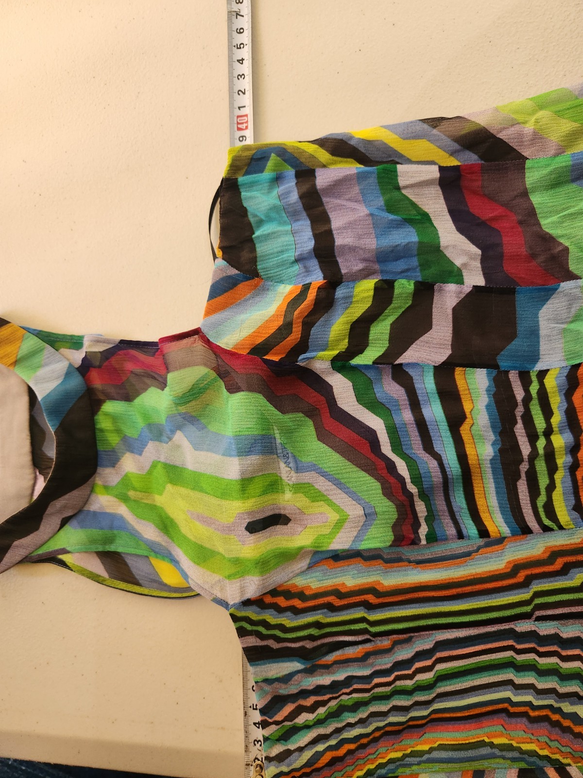 Scanlan Theodore Multicolour Sleeveless Silk Lined Maxi Dress Size 8