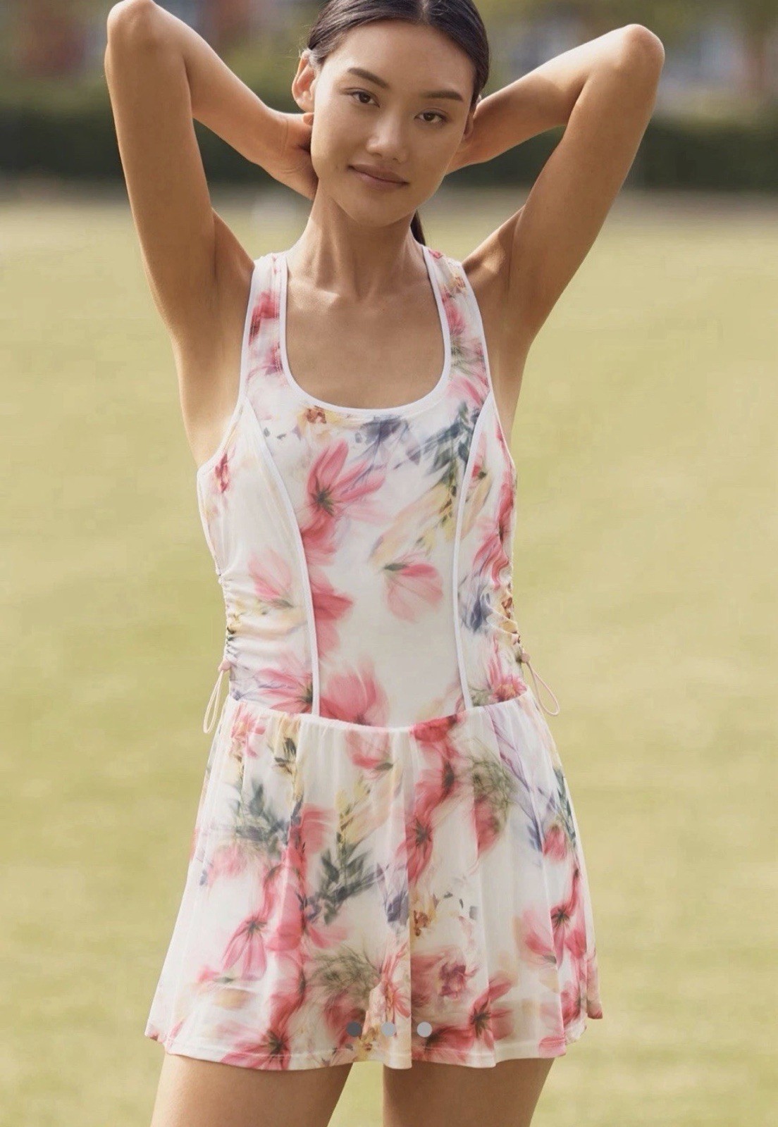 ANTHROPOLOGIE Daily Practice Sleeveless Scoop-Neck Mini Dress NWT Small!