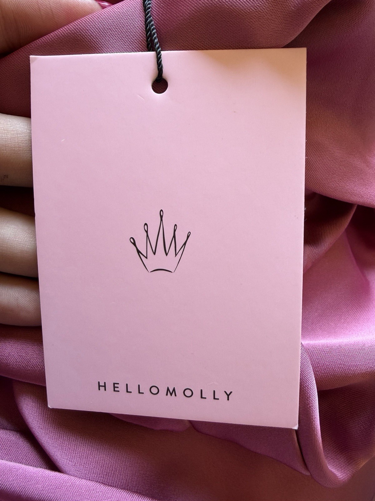 Hello Molly Ready Set Style Satin 81653 Rose pink US 8 Medium Pantsuit.