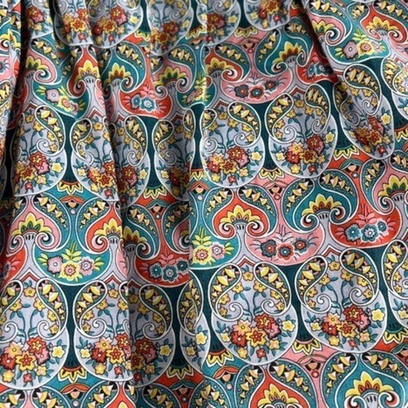 J.Crew Side Cutout Organic Cotton Midi Dress Size 2 Liberty Giorgia Duke Fabric