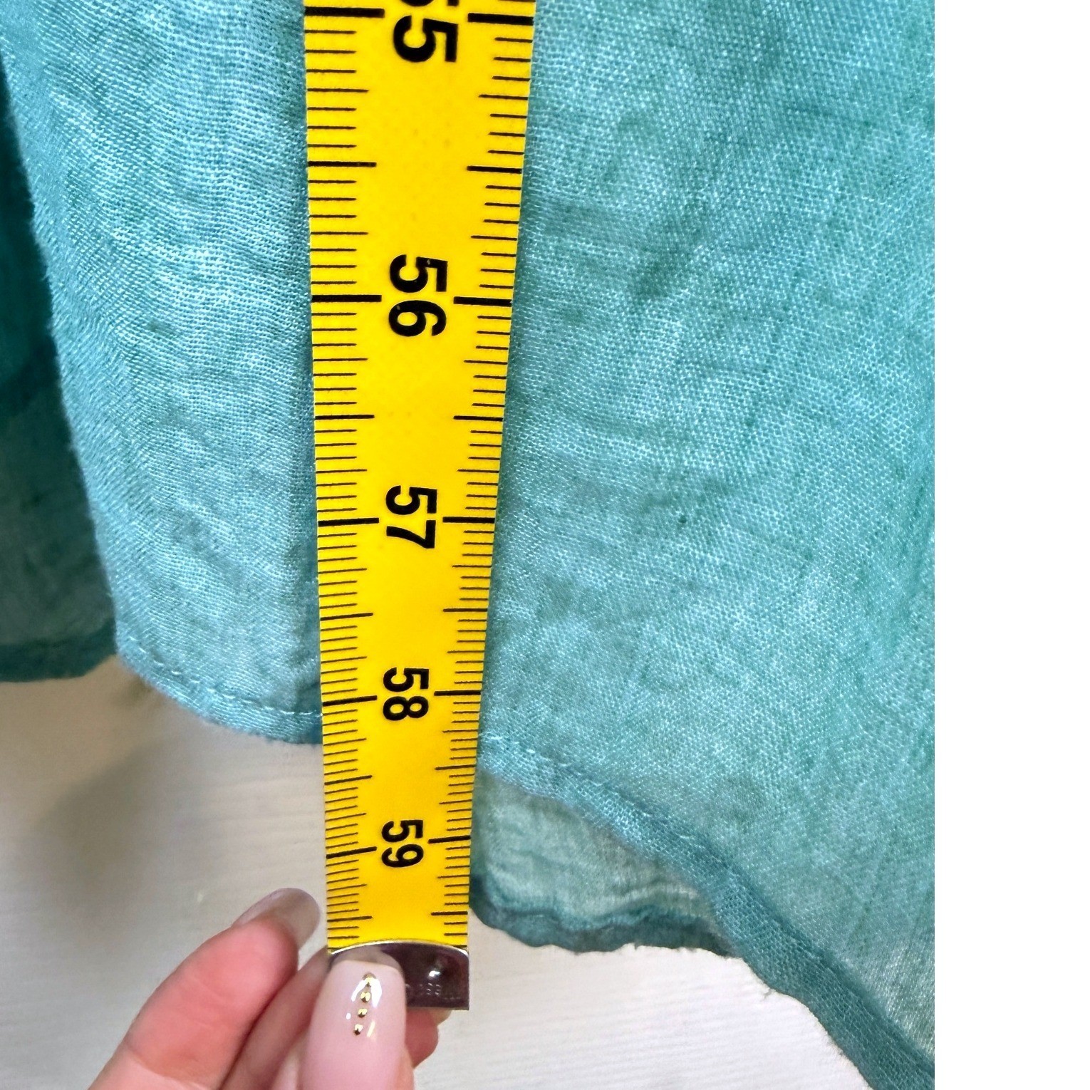 Fiestar Tiered Ruffle Halter Maxi Dress Size L Teal Boho Resortwear Cottagecore