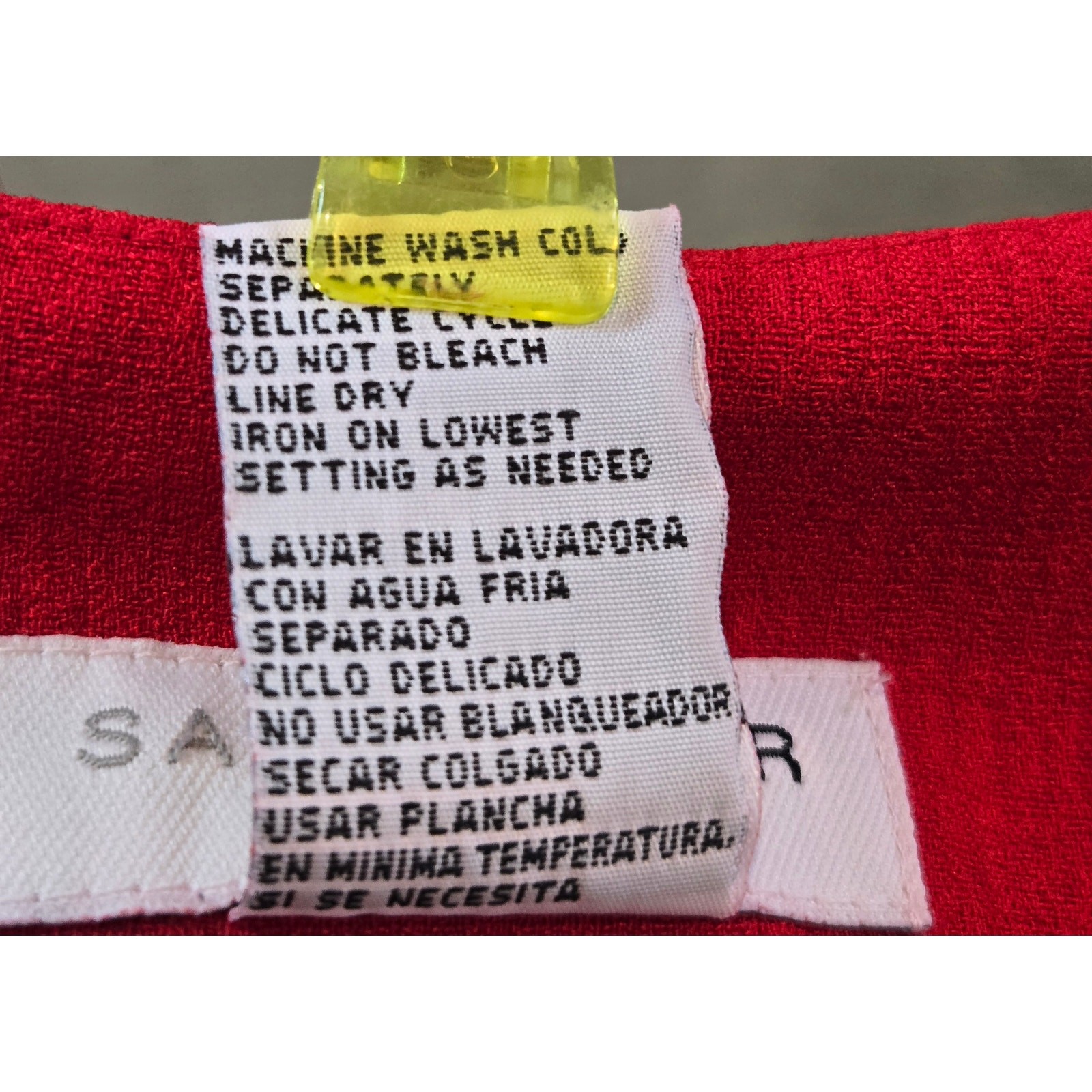 Sag Harbor Maxi Tank Red Jumper 22W Embroidery Cottage Garden Lagenlook European