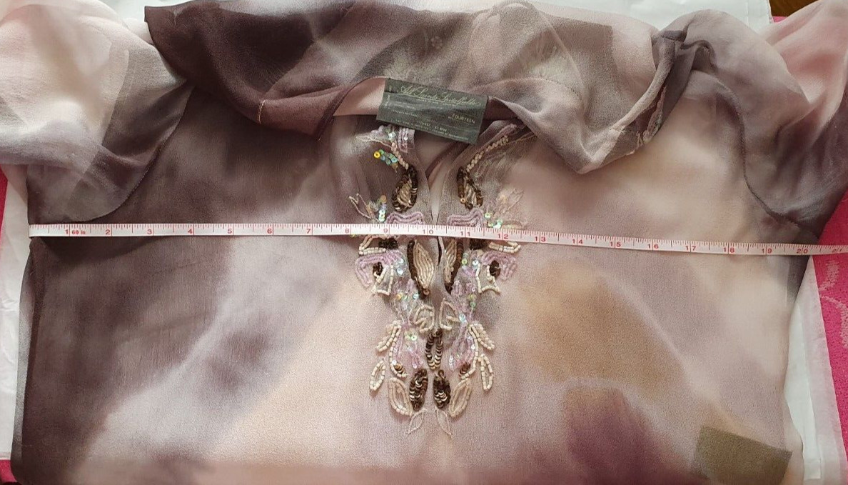 ***GORGEOUS***ALL SAINTS ZAMI MAXI KAFTAN, UK14, US10, EU42, 100% SILK