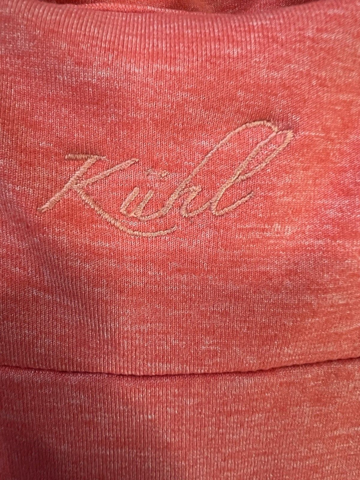 Kuhl Womens Sz XS Weathered Orange Harmony Dress Jersey Built In Bra Active Wear