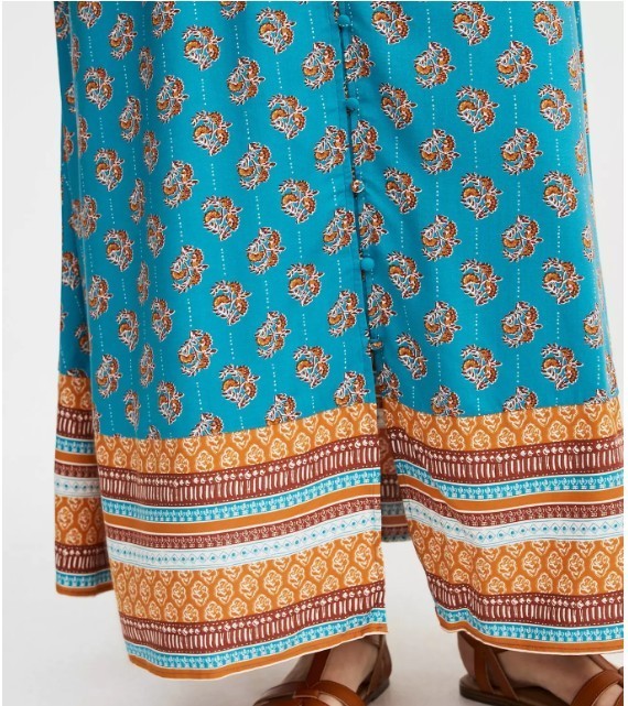Torrid Chaliss Button Front Maxi Dress