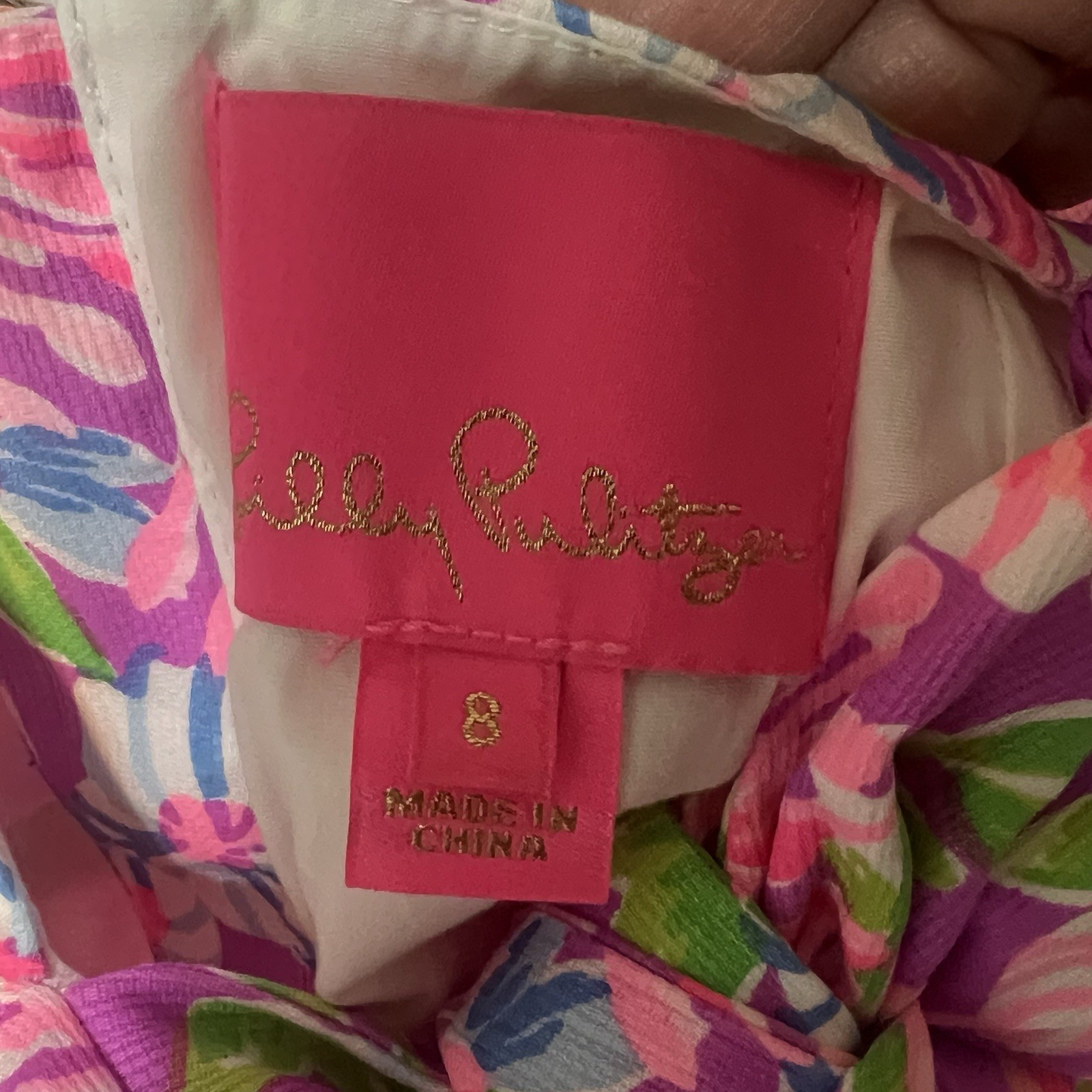 Lilly Pulitzer Shelli Stretch Fitted Dress Amethyst Moms The Word Mini Size 8