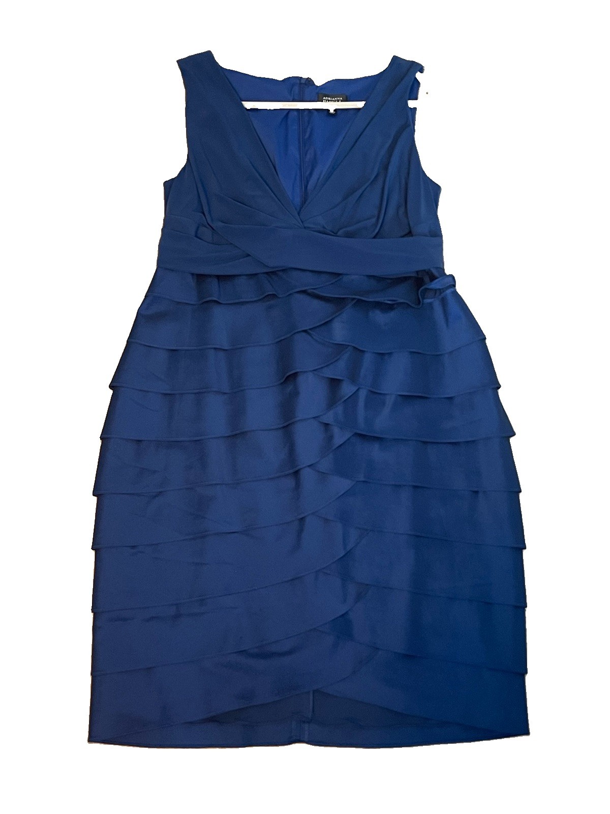 Adrianna Papell Evening/wedding Guest dress, Size18w, Navy, Very Good Condition.