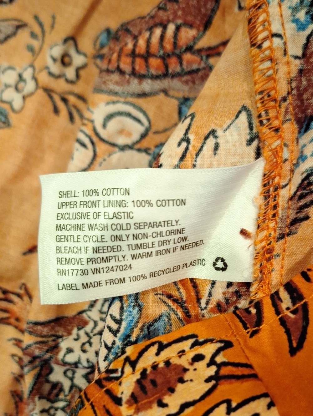 Rhode for Target – Orange Floral Tiered Midi Cotton Sundress – Medium NWT