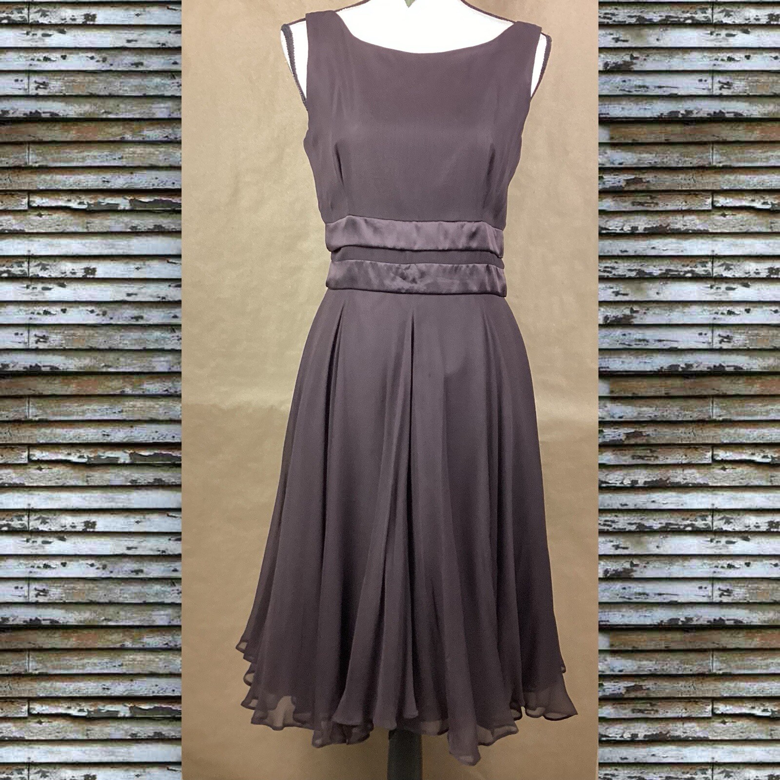 Mix it Vintage Silk Party Flowy Dress BABY Dirty Dancing Style Women’s Size 6