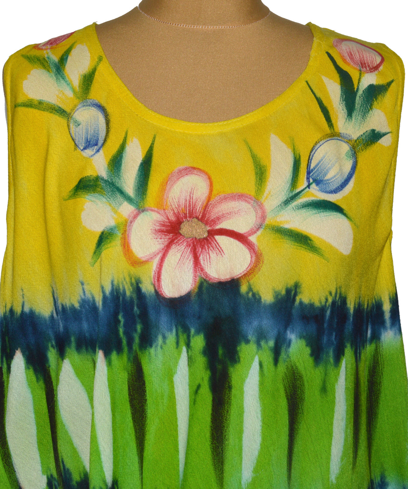 Summer dress tunic beach dress dress hippie boho tie dye 38 40 42 44 46 48 N°61.1