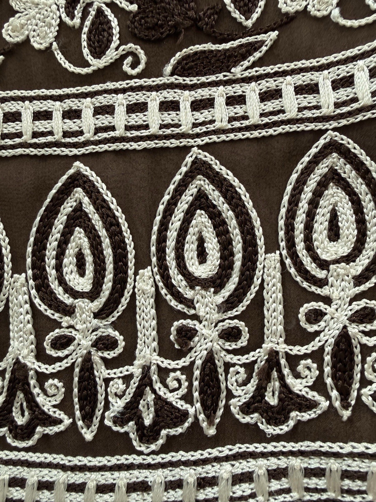 Archival 2004 Naeem Khan Fully Embroidered Silk Shift Dress Circa 2004