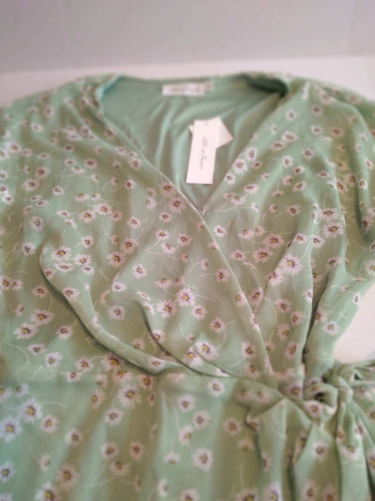 all in favor dress, Sz M, Basil Daisy,New With Tags