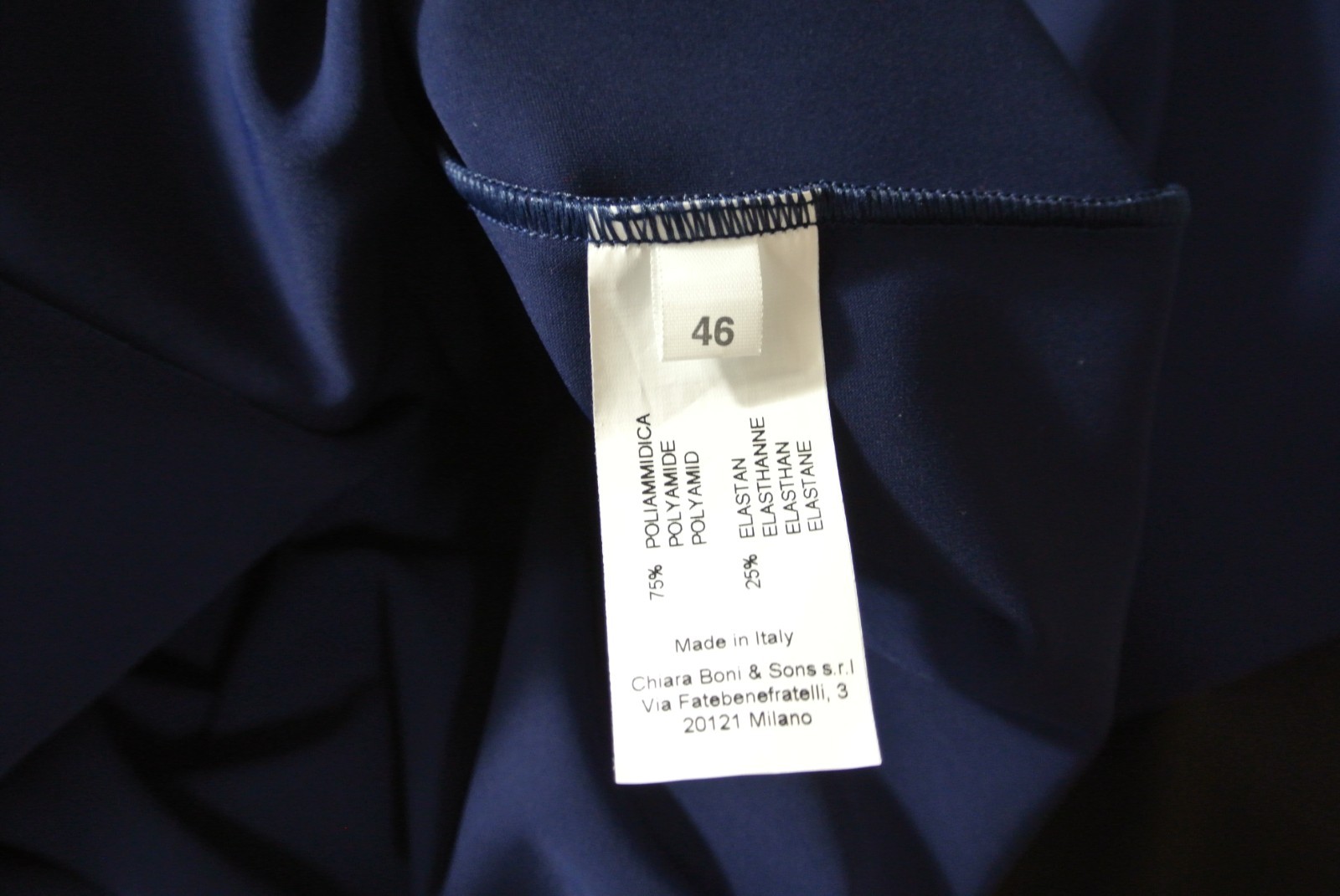 NEW, Chiara Boni La Petite Robe Suli Ra Wrap Front Column Dress Sz 46 #MD2011