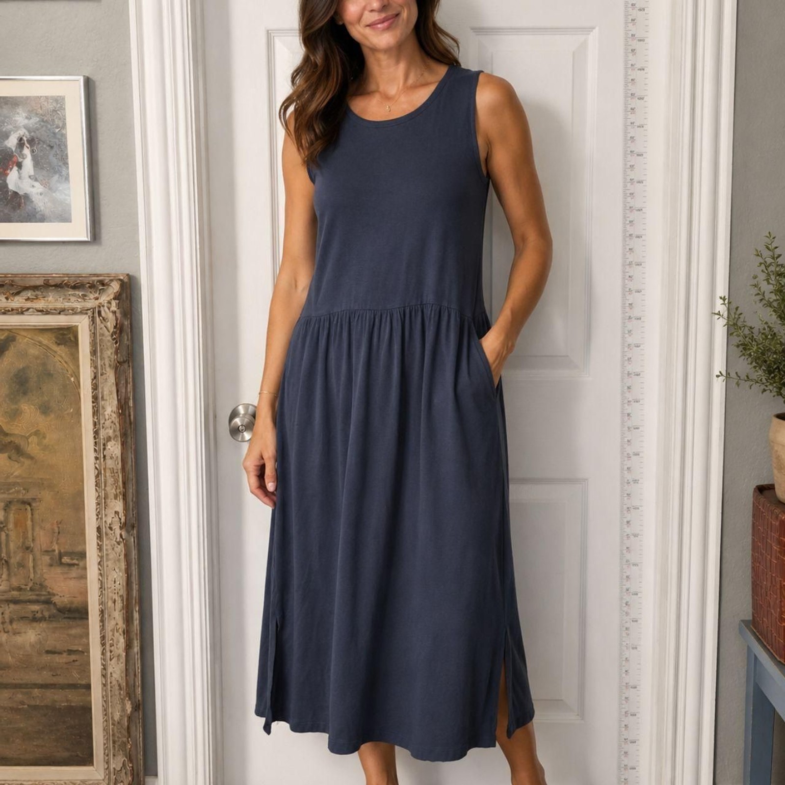 Eileen-fisher Women’s Navy and Blue Casual-dresses