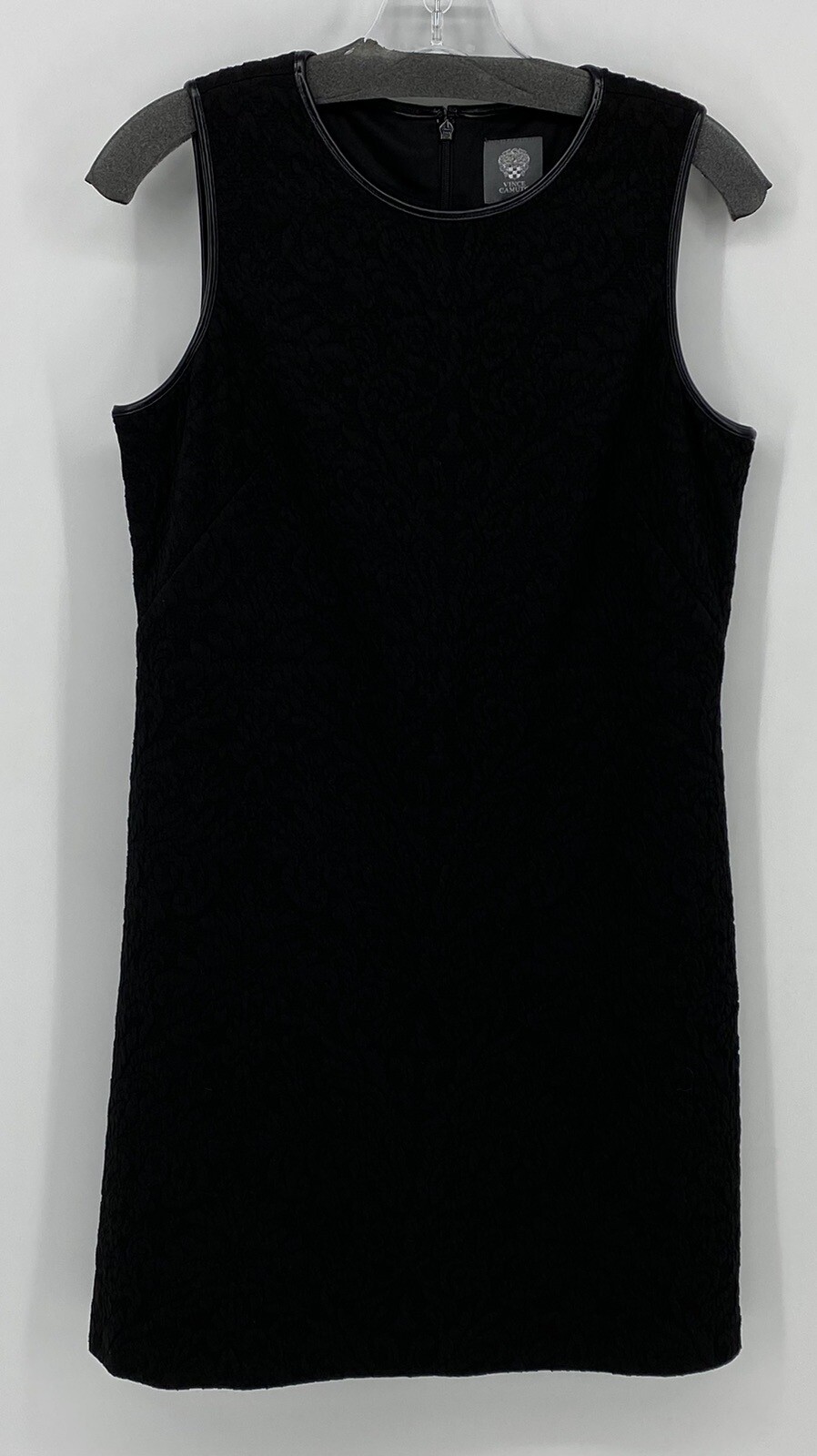 Vince Camuto Preowned Women’s Quilted Black Dress Lined Sleeveless Size 6