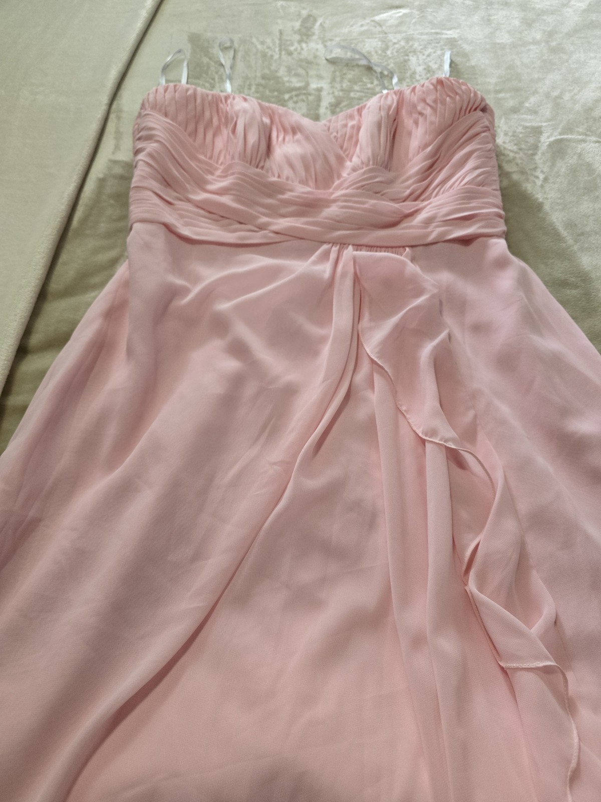 B2 Jasmine Strapless Evening Gown Formal Elegant Bridesmaid NWT Pink Size 16