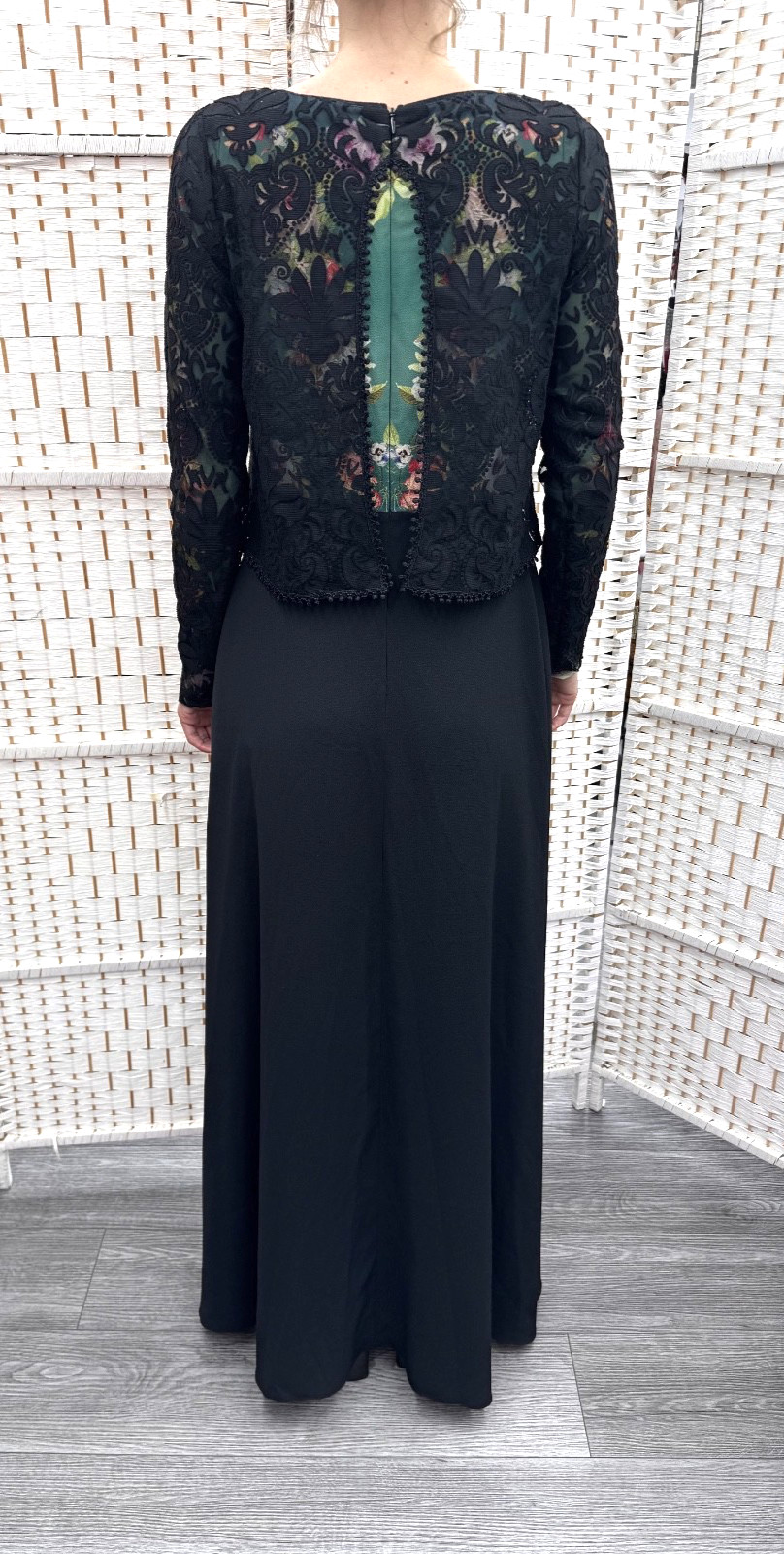 Michal Negrin Elegant Full length Floral dress Size – 38 – NWT