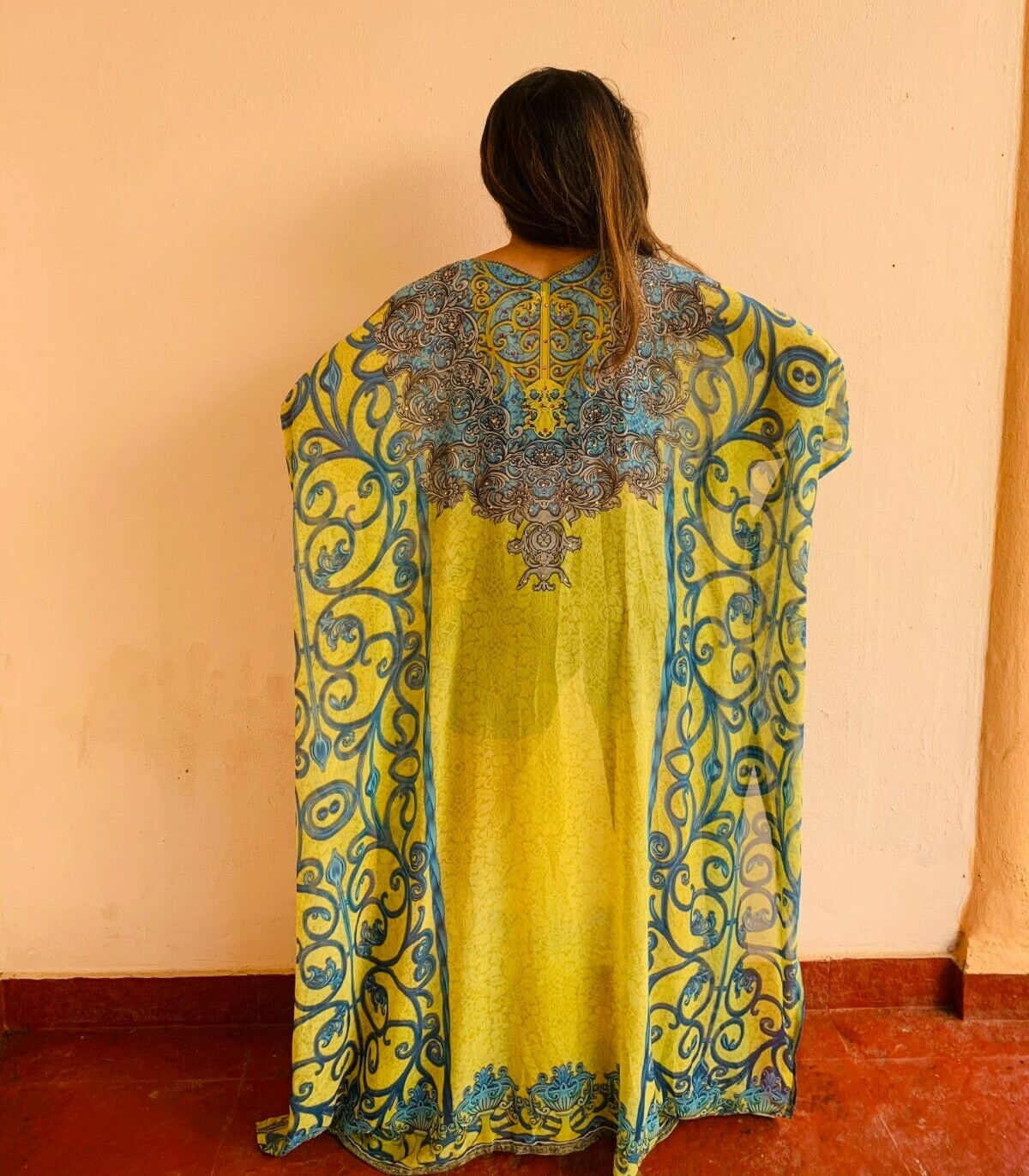 Regular wear kaftan for woman plus size kaftan petite Silk Kaftan womens kaftan
