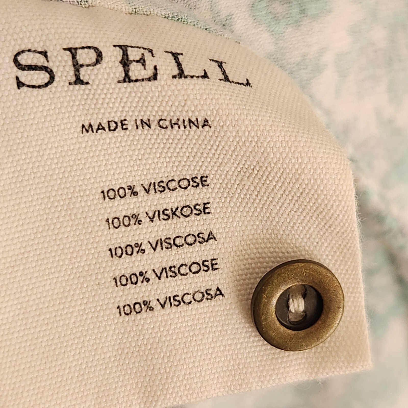 Spell & The Gypsy ~ Sienna Tunic Jade Mini Dress + Waist Tie XXL 14 16 18