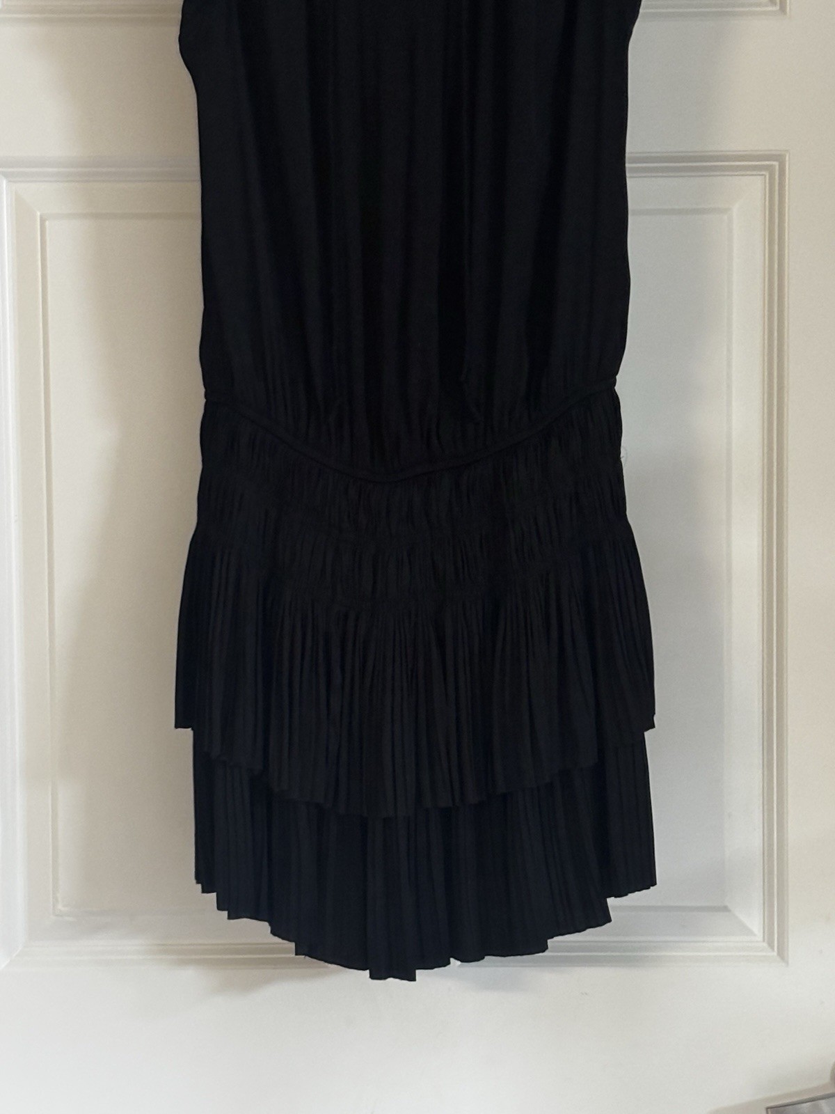 NWOT Current Air Coastal Preppy Accordion Pleat Old Money Quiet Luxury Size S