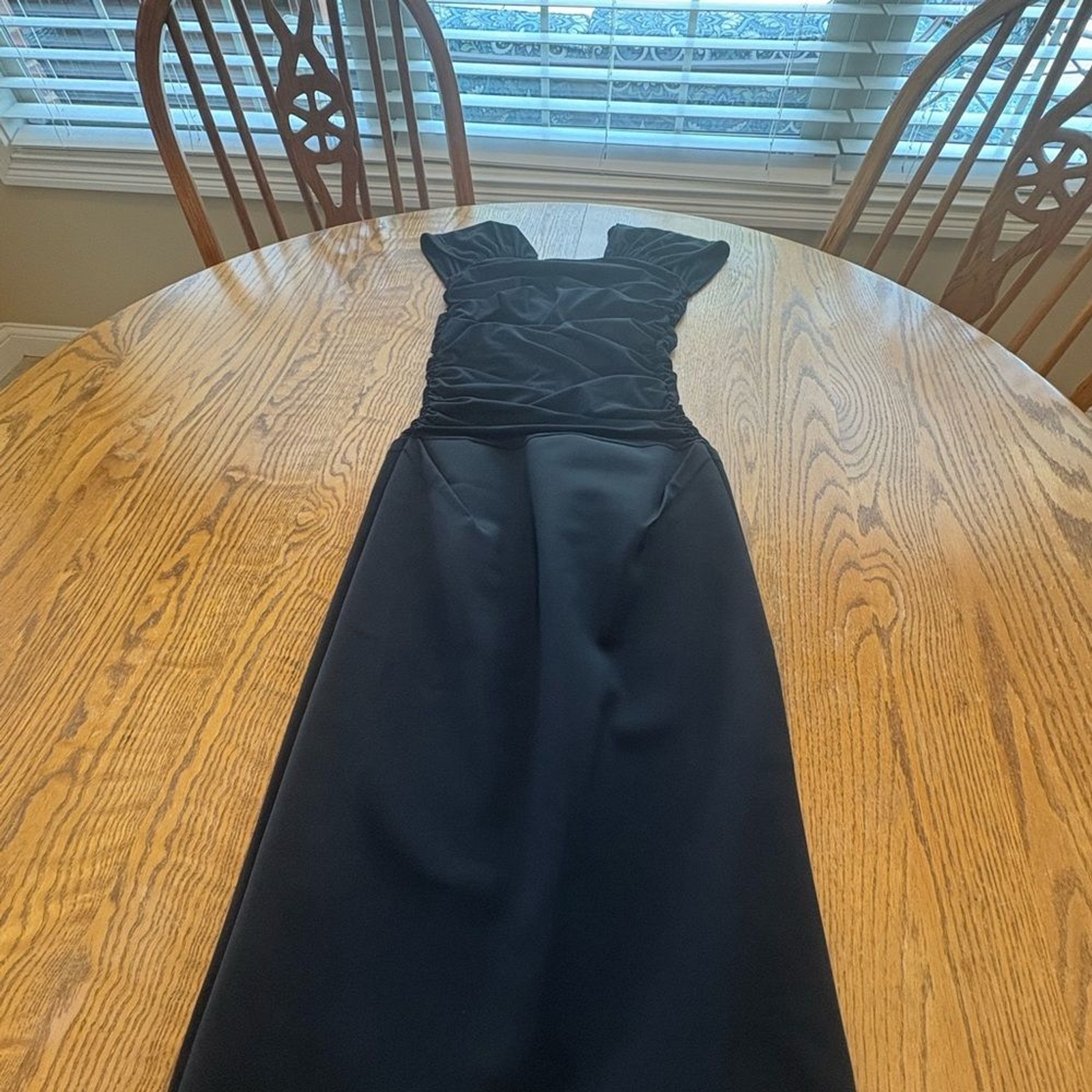 Chiara Boni La Petite Robe Black Cristal Ruched Sweetheart Dress EU 42 US 6 M