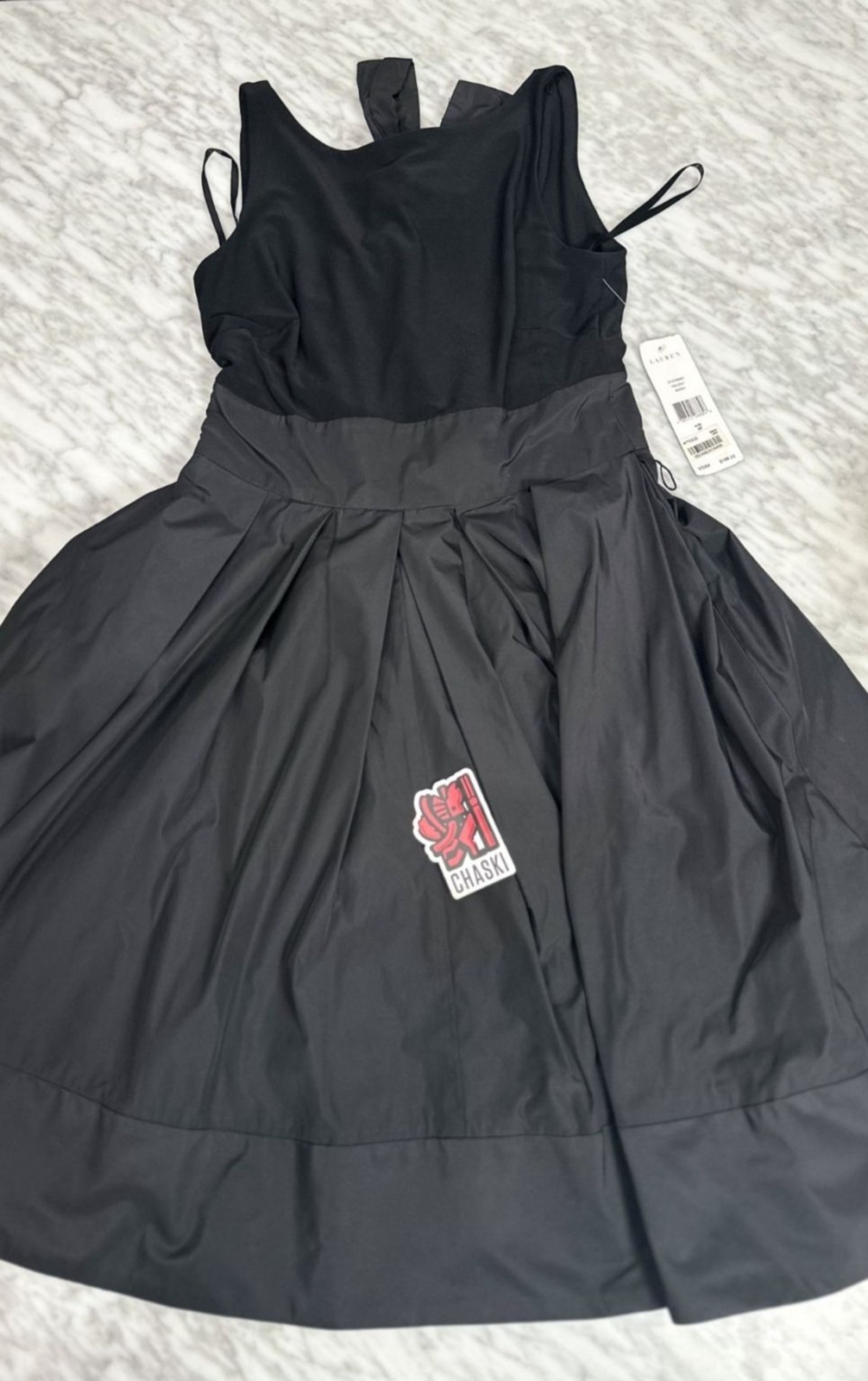 Lauren Ralph Lauren Womens Fit & Flare Any Occasion Dress Black size 4P NEW
