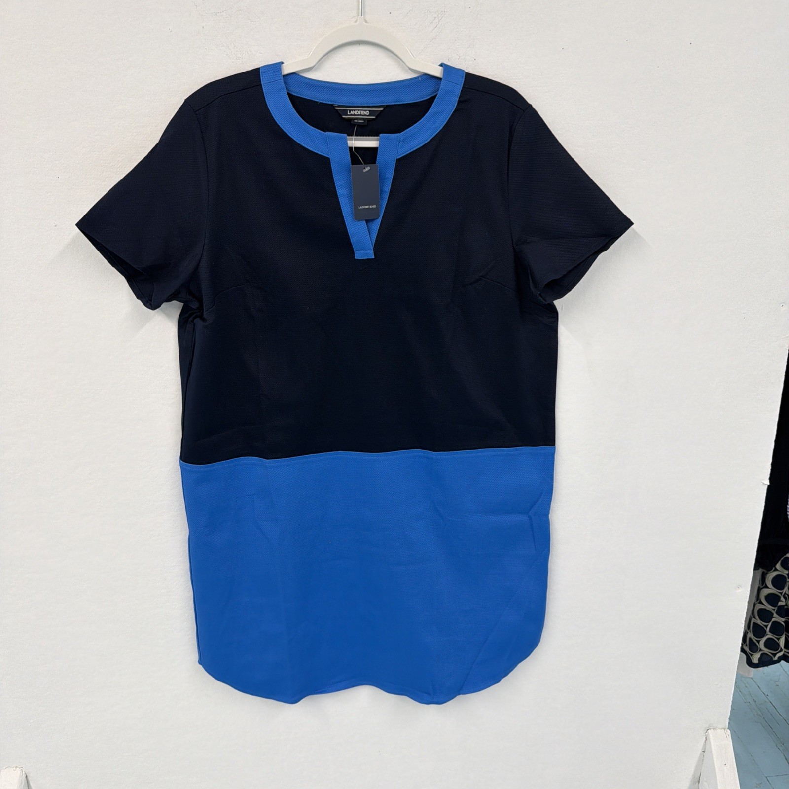 Lands’ End Women’s Color Block Dress NWT 14P