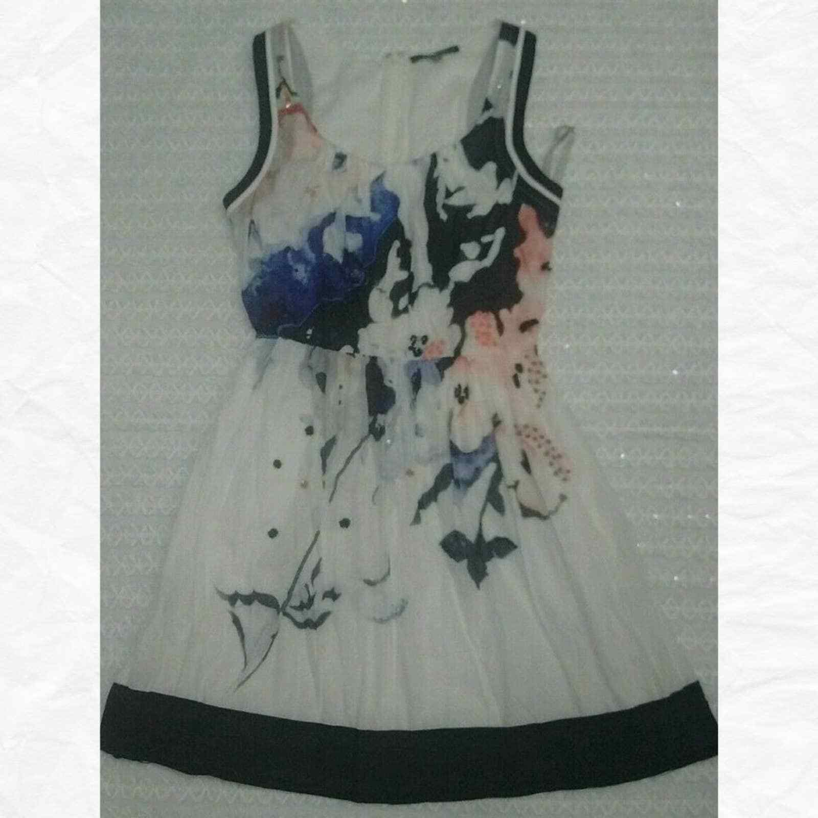 Matty M Women’s Dress Graphic Hand Painted NWOT