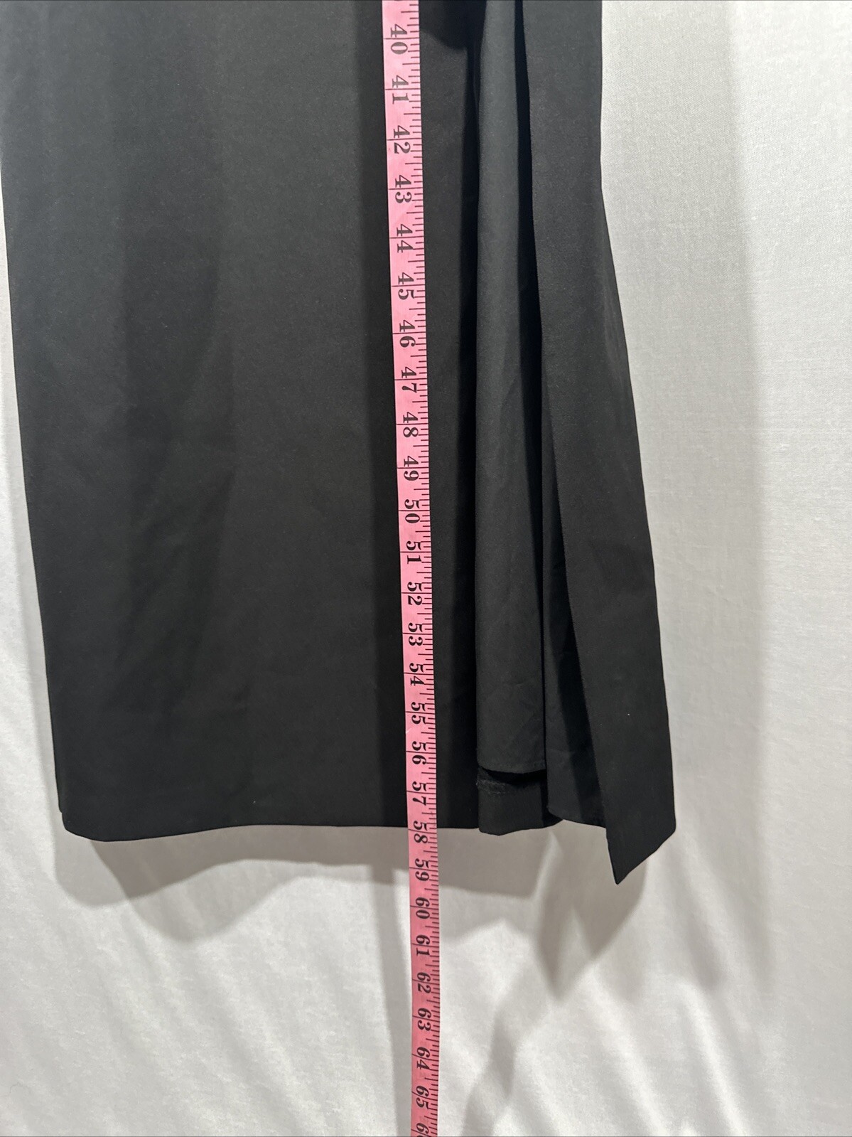 NWT $188 Eliza J [ 6 ] Sleeveless Cascading Ruffle Front Gown in Black #J920