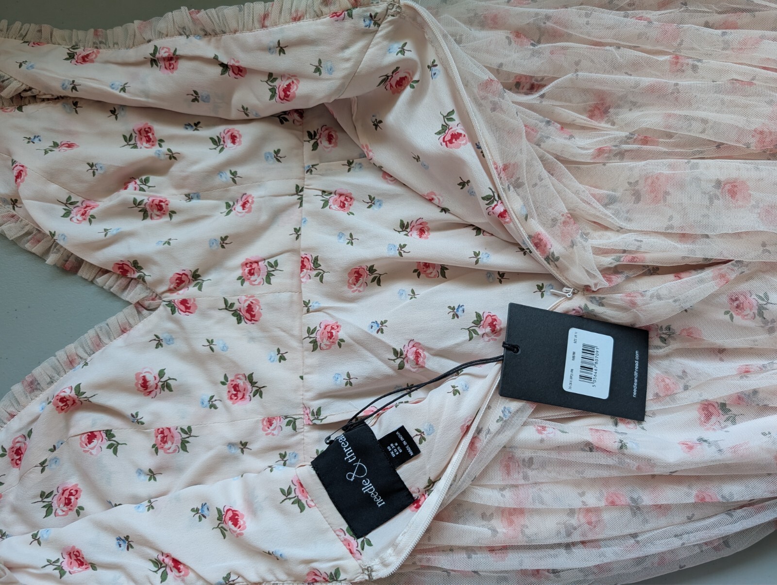 NWT Needle & Thread Bijou Aurelia Bodice Cami Gown Size US6 Embellished #1D453