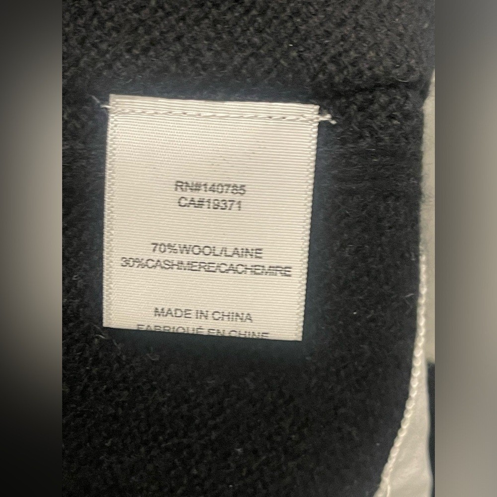 Brochu Walker wool cashmere blend Looker Sweater Dress FIXED HOLE chk pic4 sz L